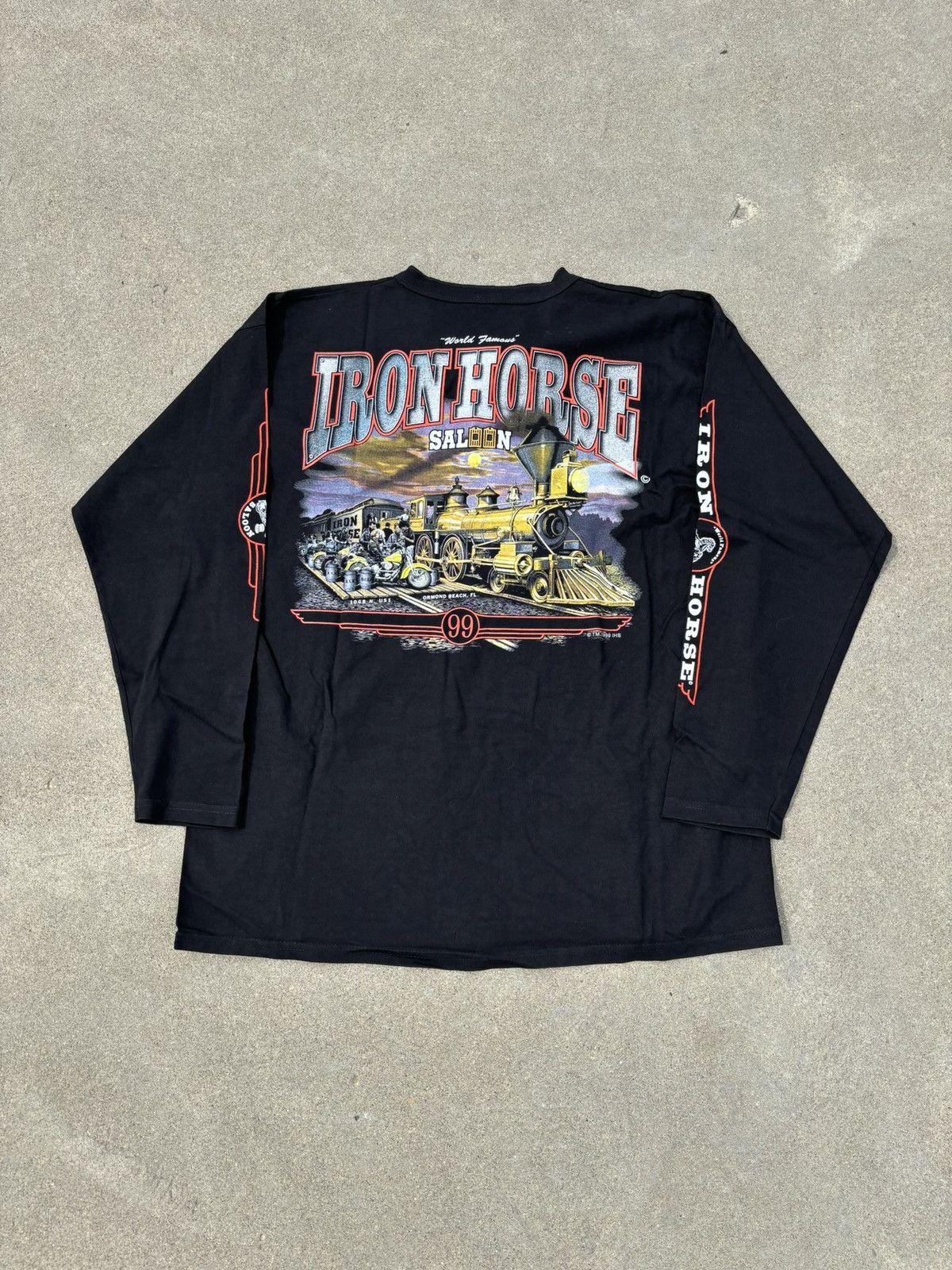 Vintage Vintage 1999 Iron Horse Saloon Biker LS Henley Shirt Size US XXL / EU 58 / 5 - 1 Thumbnail