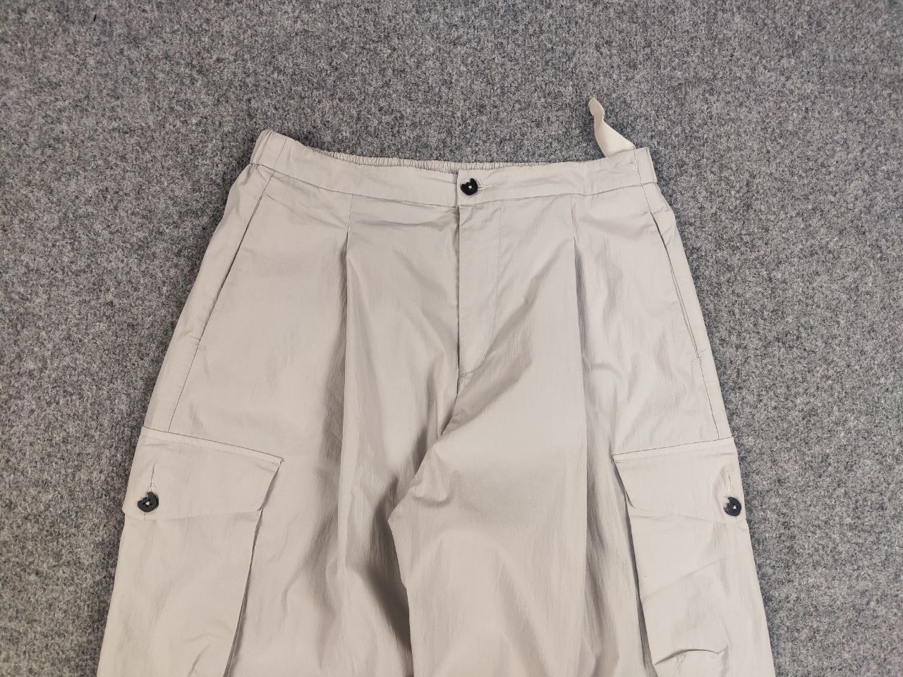 Japanese Brand Rizhuo Japanese Design Beige Baggy Cargo Trouser Pants Size US 32 / EU 48 - 7 Thumbnail
