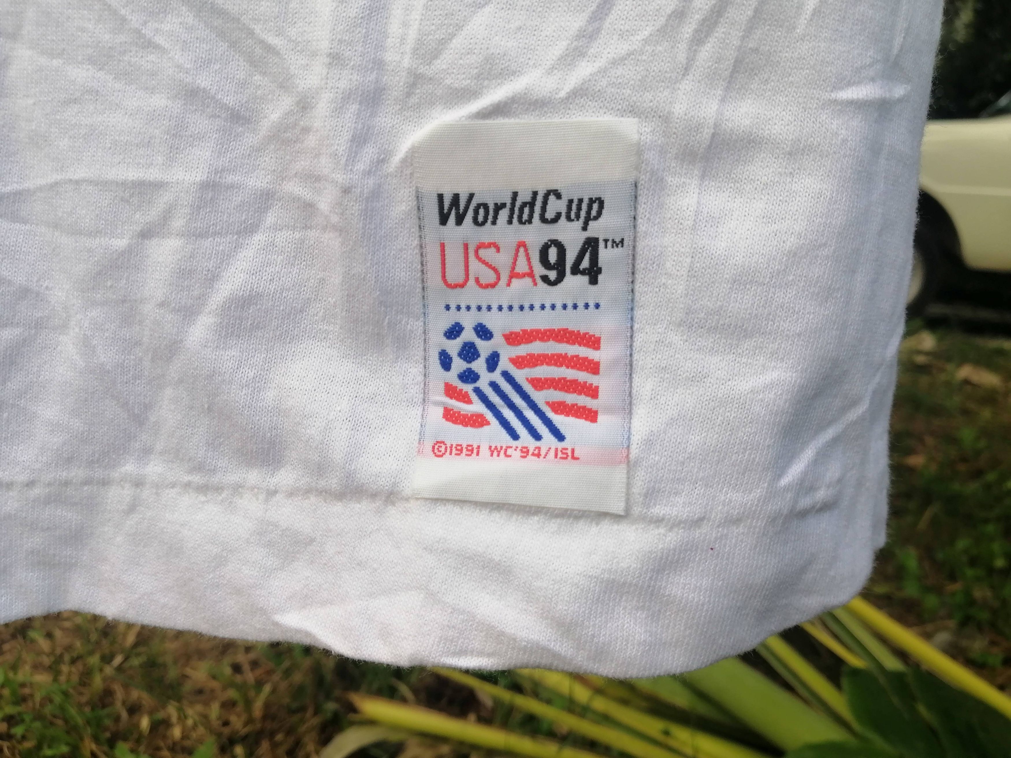 Logo 7 1994 fifa world cup vintage nos t shirt Size US XL / EU 56 / 4 - 6 Thumbnail