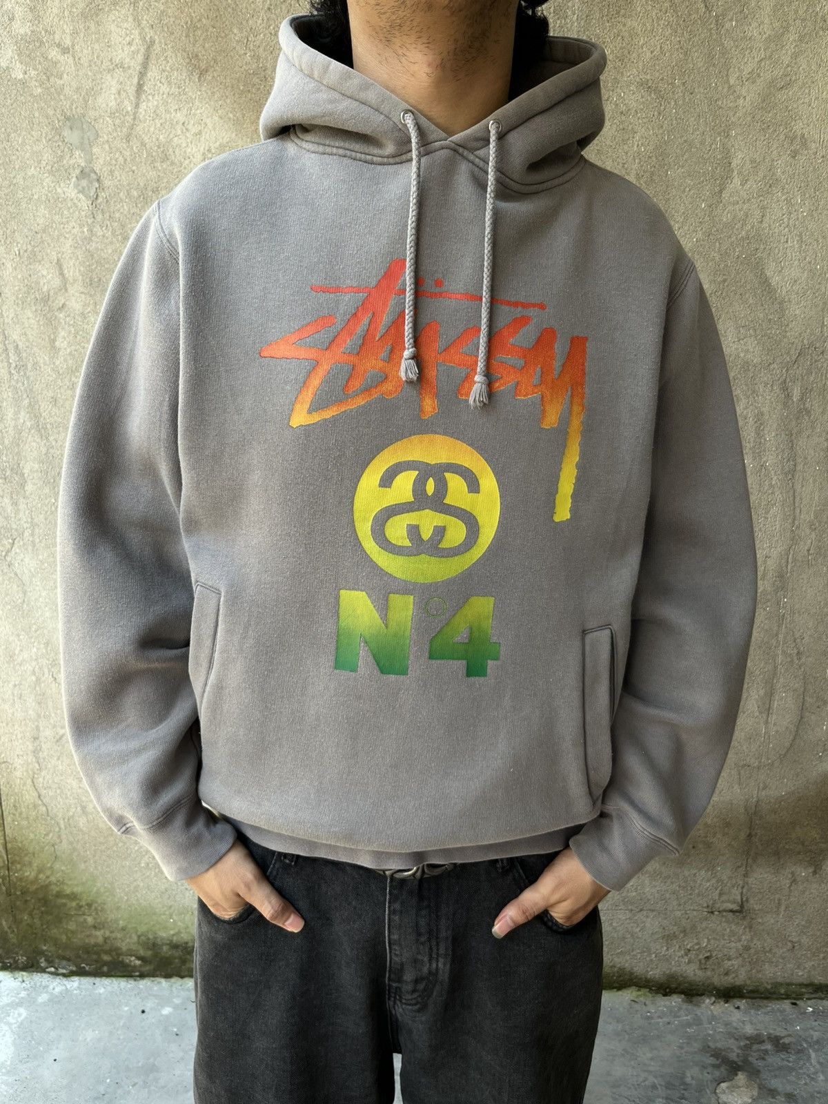 Stussy Vintage 2000s stussy hoodie N4 rasta Size US S / EU 44-46 / 1 - 2 Thumbnail