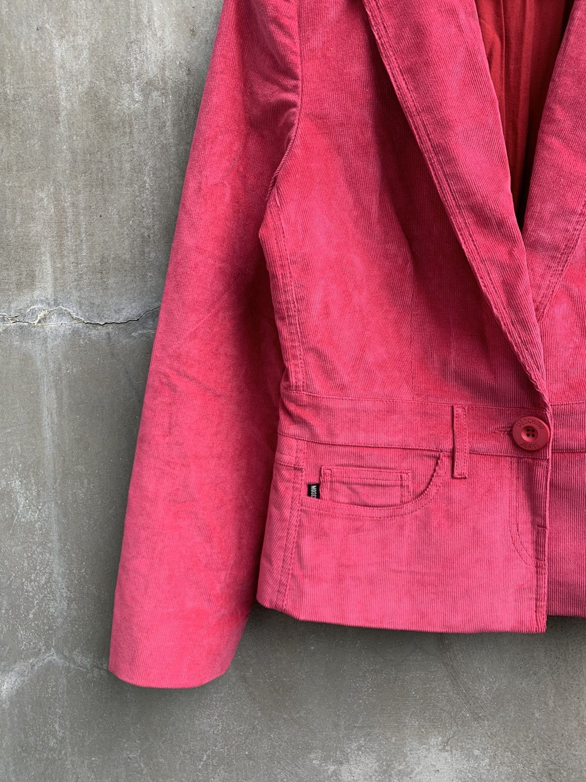Moschino Bi Pocket Corduroy Blazer Size M / US 6-8 / IT 42-44 - 2 Thumbnail