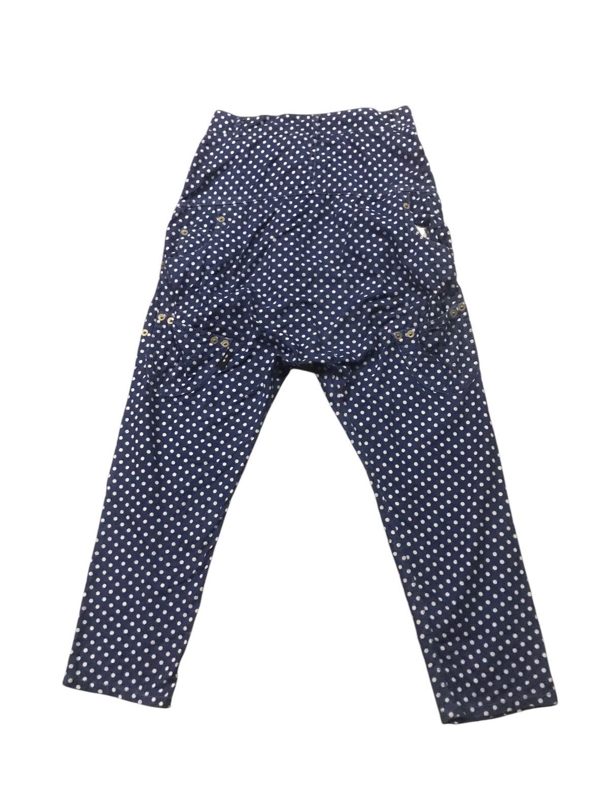 Issey Miyake × mercibeaucoup Mercibeaucoup By Issey Miyake Polkadot Long Rise Pant Size US 29 - 2 Thumbnail