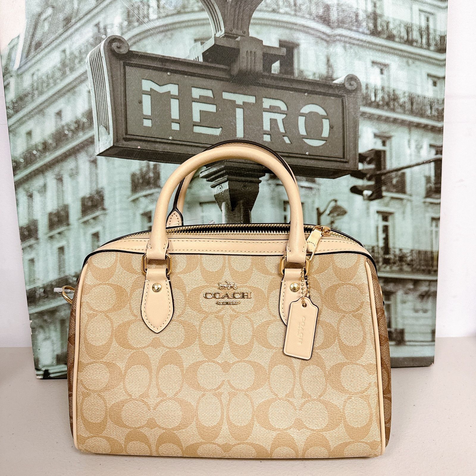 Coach Coach CH486 Borsa A Secchiello Rowan In Tela Esclusiva Size ONE SIZE - 1 Thumbnail