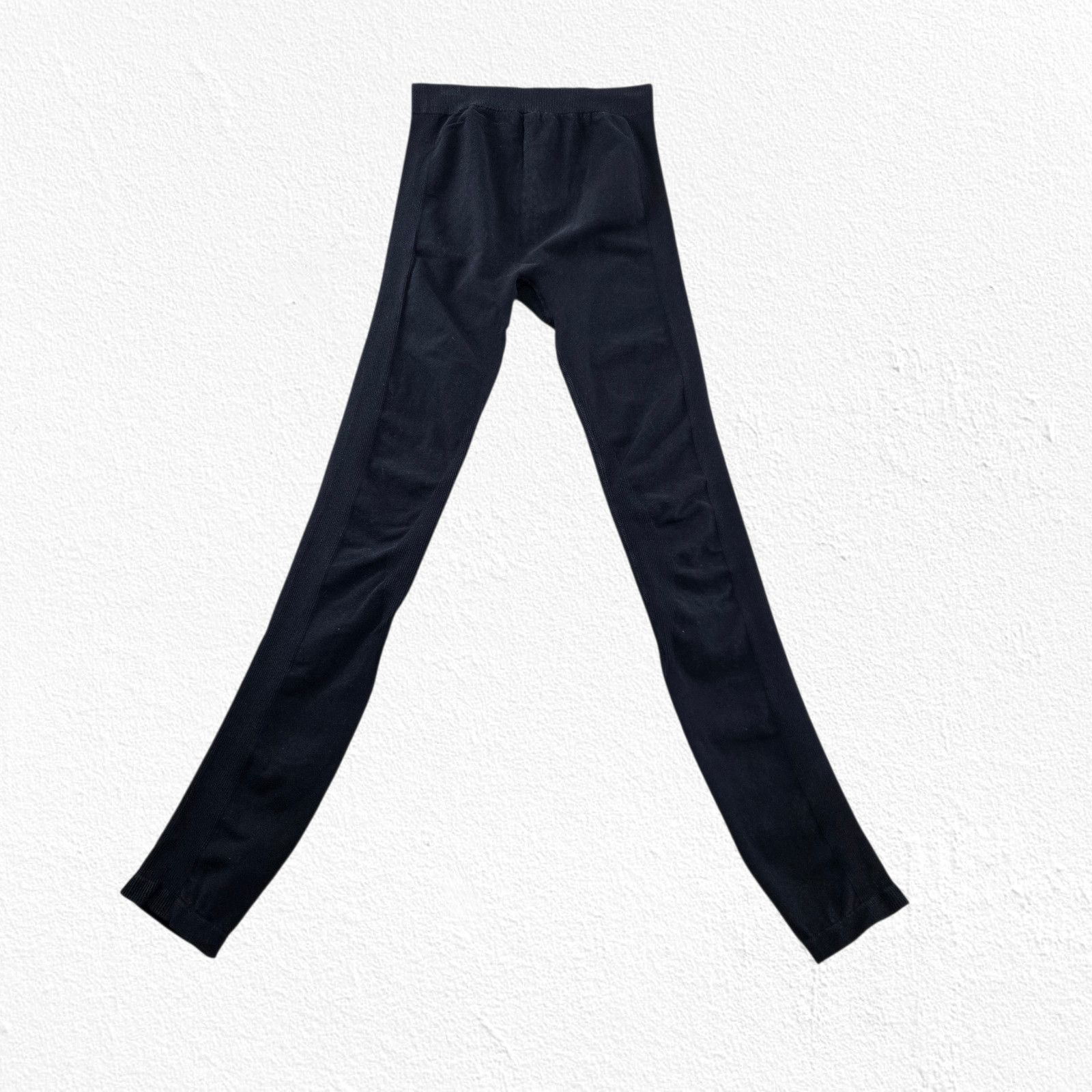 Allsaints Bri Seamless Ribbed Leggings Black Size Small Size 22" - 3 Thumbnail