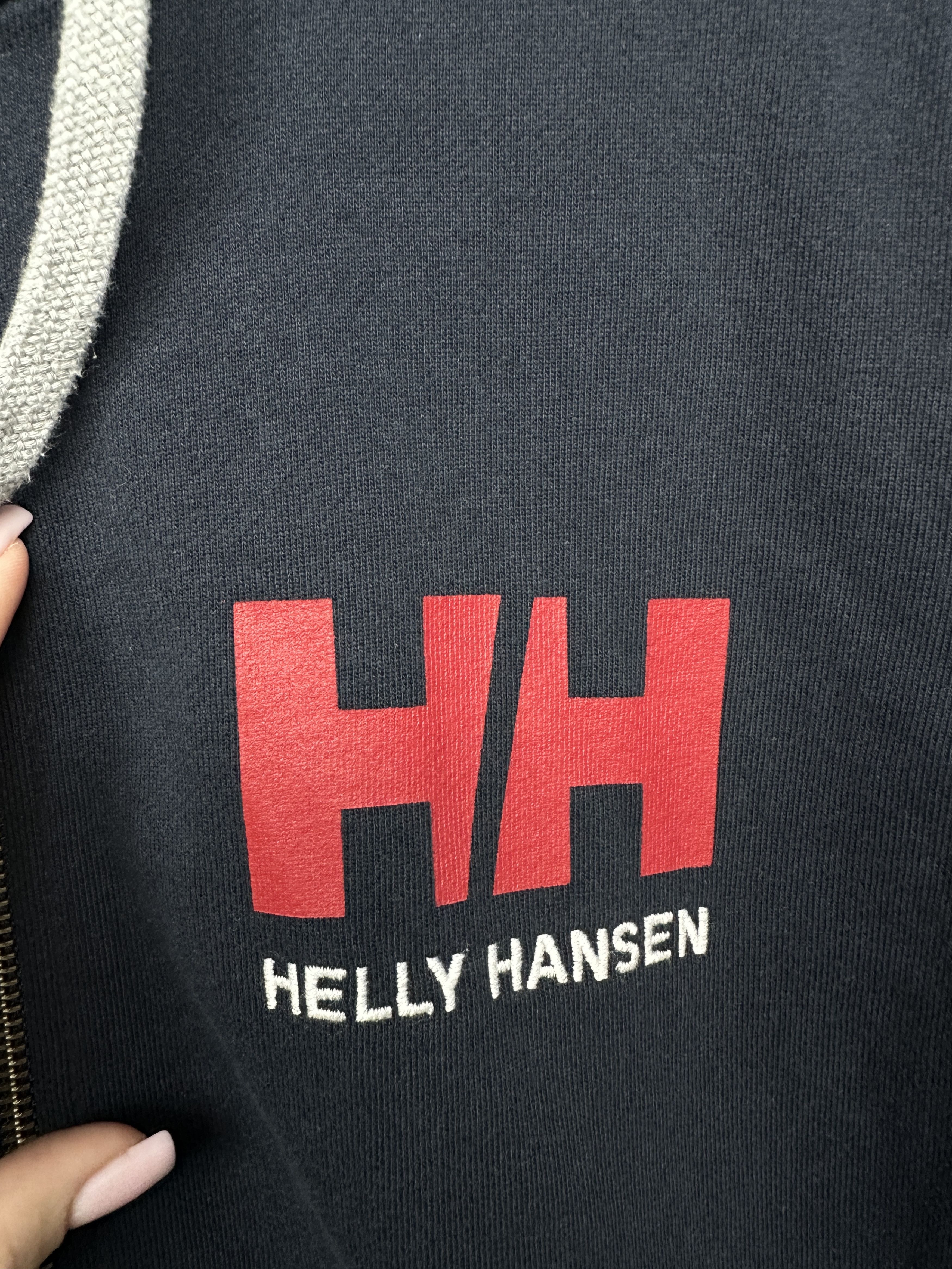 Helly Hansen Helly Hansen Vintage Mens Big Logo Zip Hoodie Size US L / EU 52-54 / 3 - 3 Thumbnail