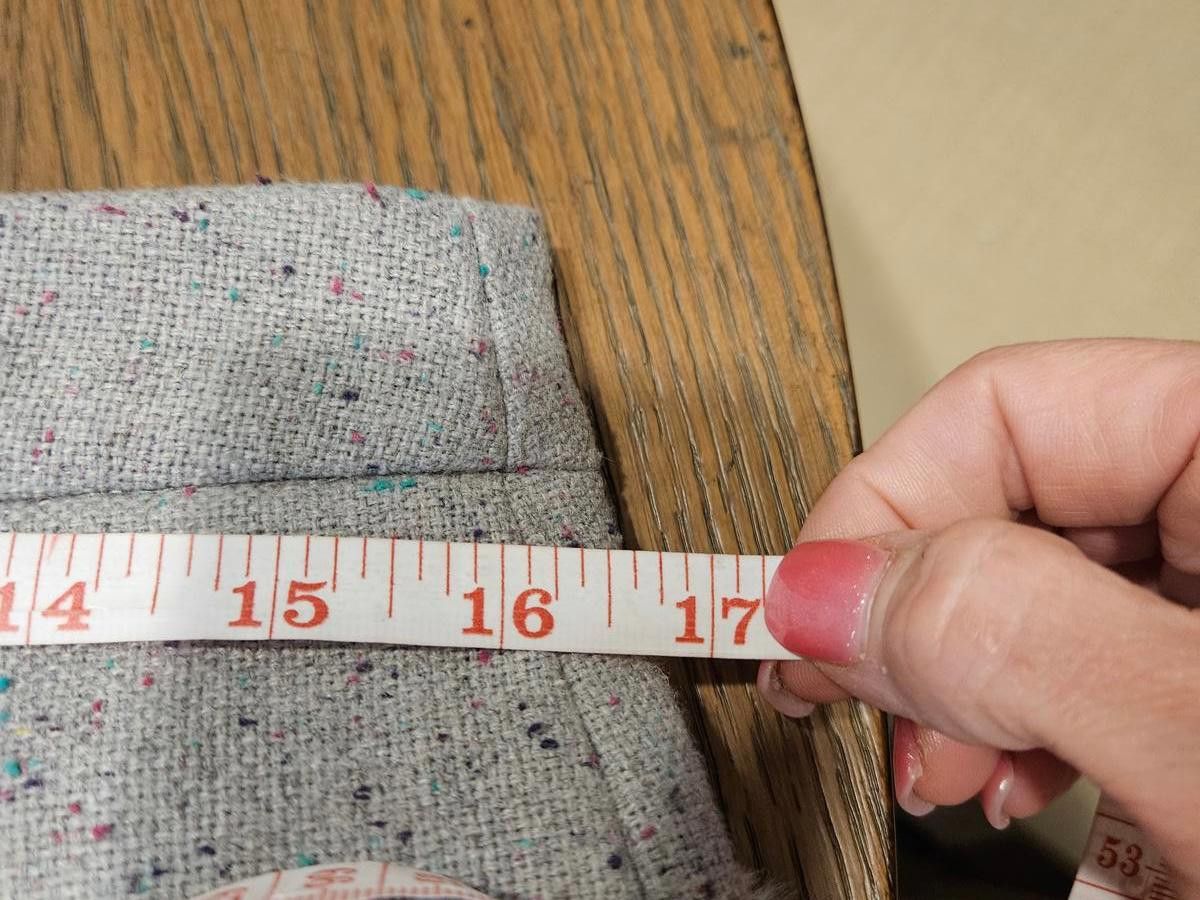 Designer Loft Gray Speckled Skirt with Tie Size 28" / US 6 / IT 42 - 5 Thumbnail