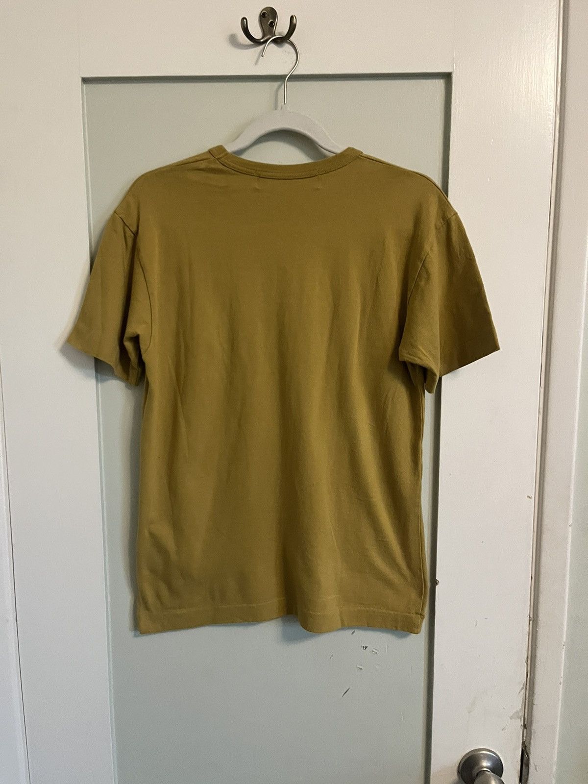 Comme des Garcons × Comme des Garcons PLAY × Comme des Garcons SHIRT Hearts Tee - Olive Size US M / EU 48-50 / 2 - 2 Thumbnail