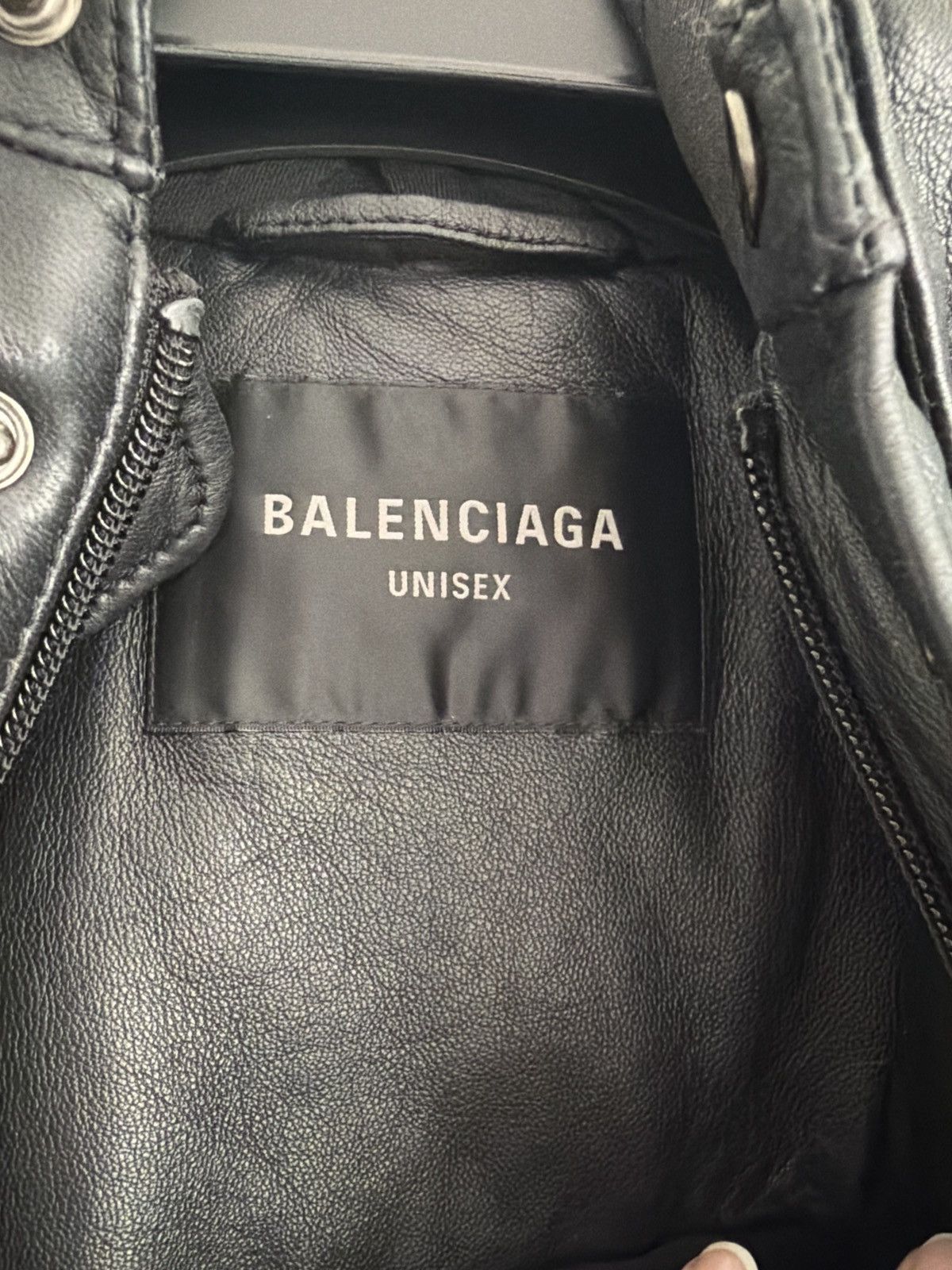 Balenciaga Balenciaga Lambskin Hooded Leather Jacket Size 1 Size US S / EU 44-46 / 1 - 4 Thumbnail