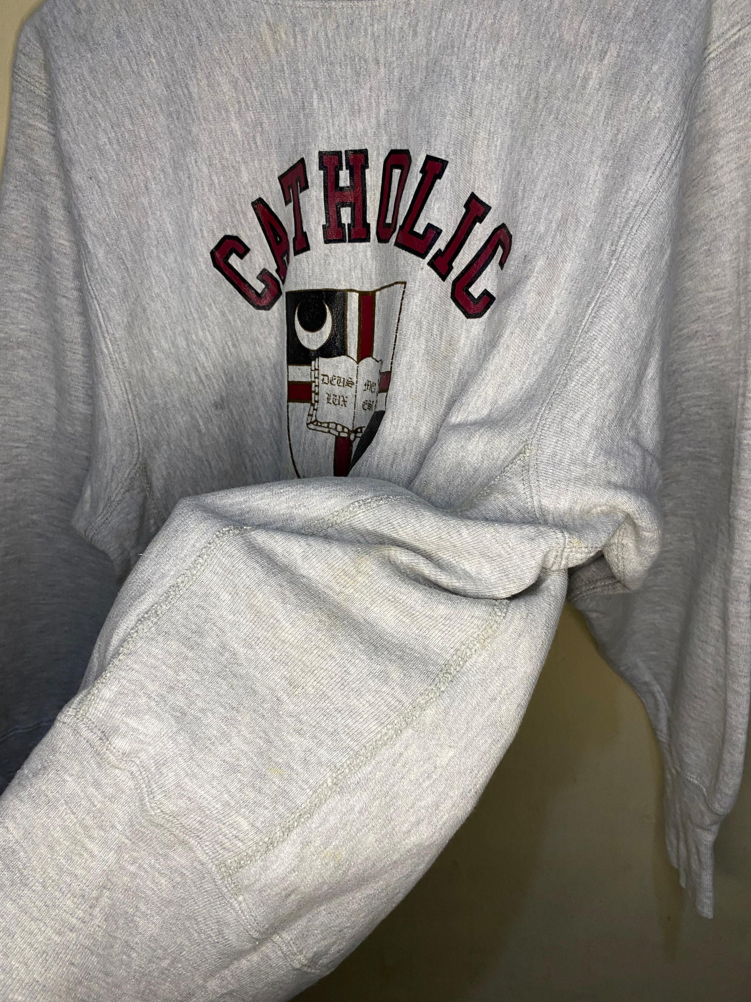 Champion Champion Reverse Weave X The Catholic University Size US M / EU 48-50 / 2 - 5 Thumbnail