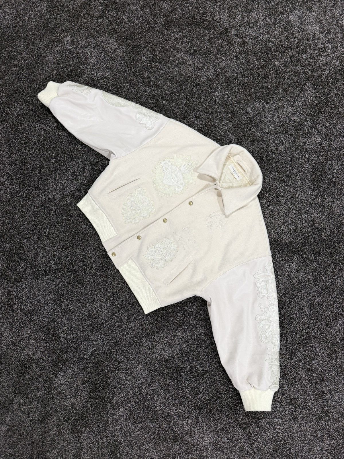 Untitled Artworks Untitled Artworks Milano Angel of Peace Varsity Cream Jacket Size US S / EU 44-46 / 1 - 5 Thumbnail