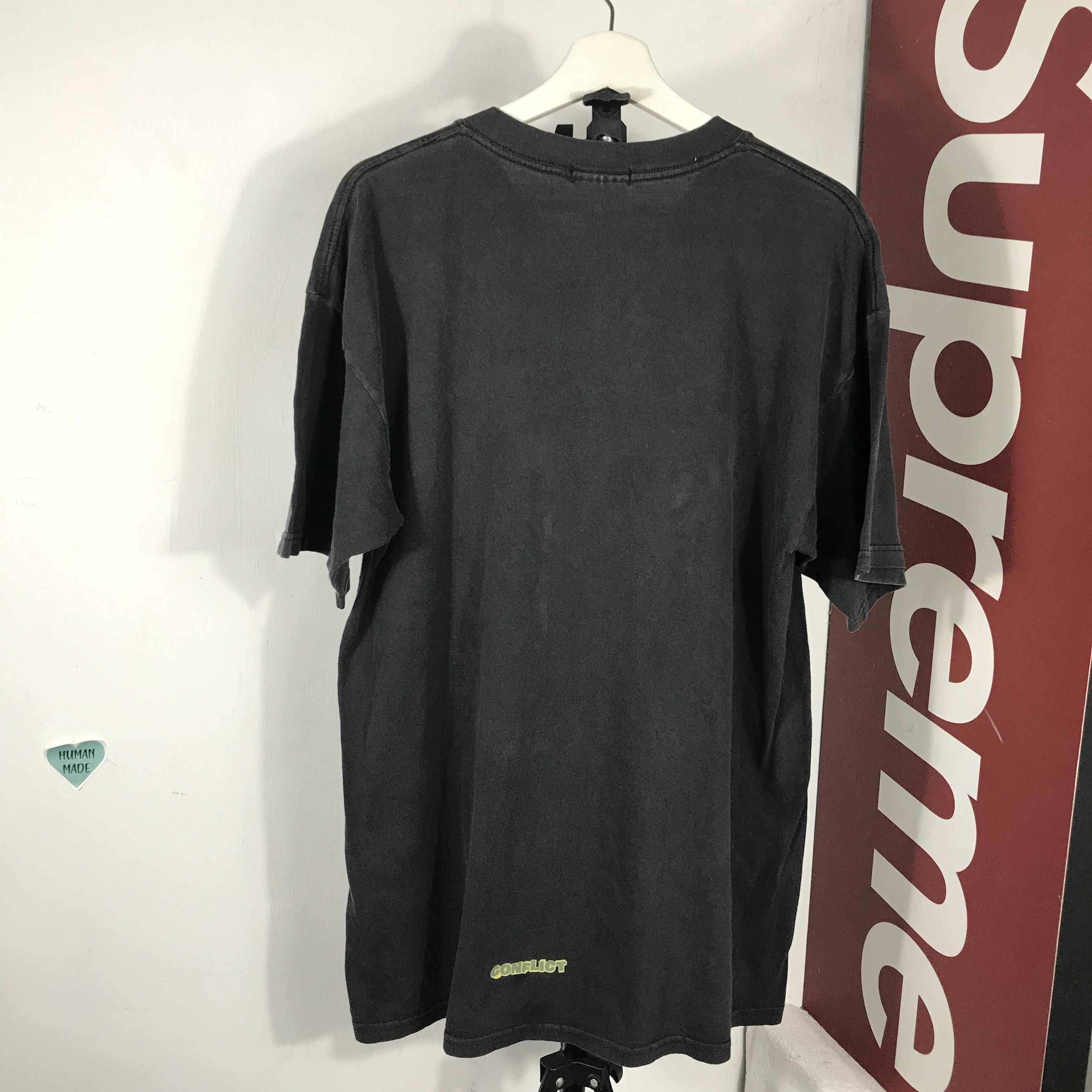 Stussy Vintage 90s rare conflict Streetwear / Skateboards T shirt Size US L / EU 52-54 / 3 - 4 Thumbnail