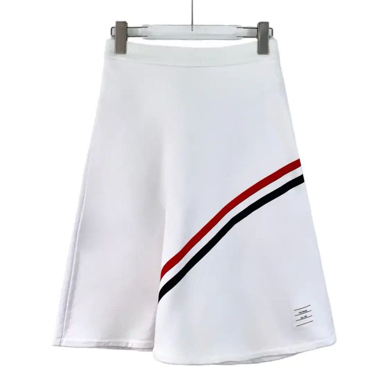 Thom Browne Thom Browne White Cotton Women's Skirt 0089 Size 22" - 1 Thumbnail