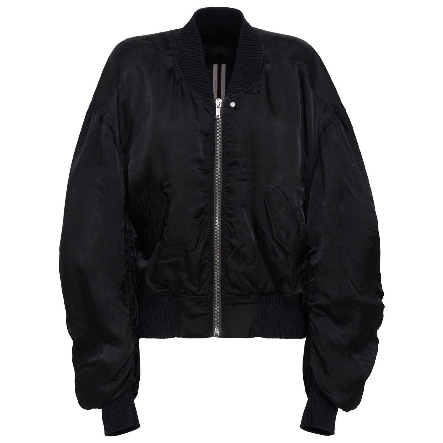 Rick Owens RICK OWENS Temple Black Secchia bomber jacket New & Authenti Size S / US 4 / IT 40 - 1 Thumbnail