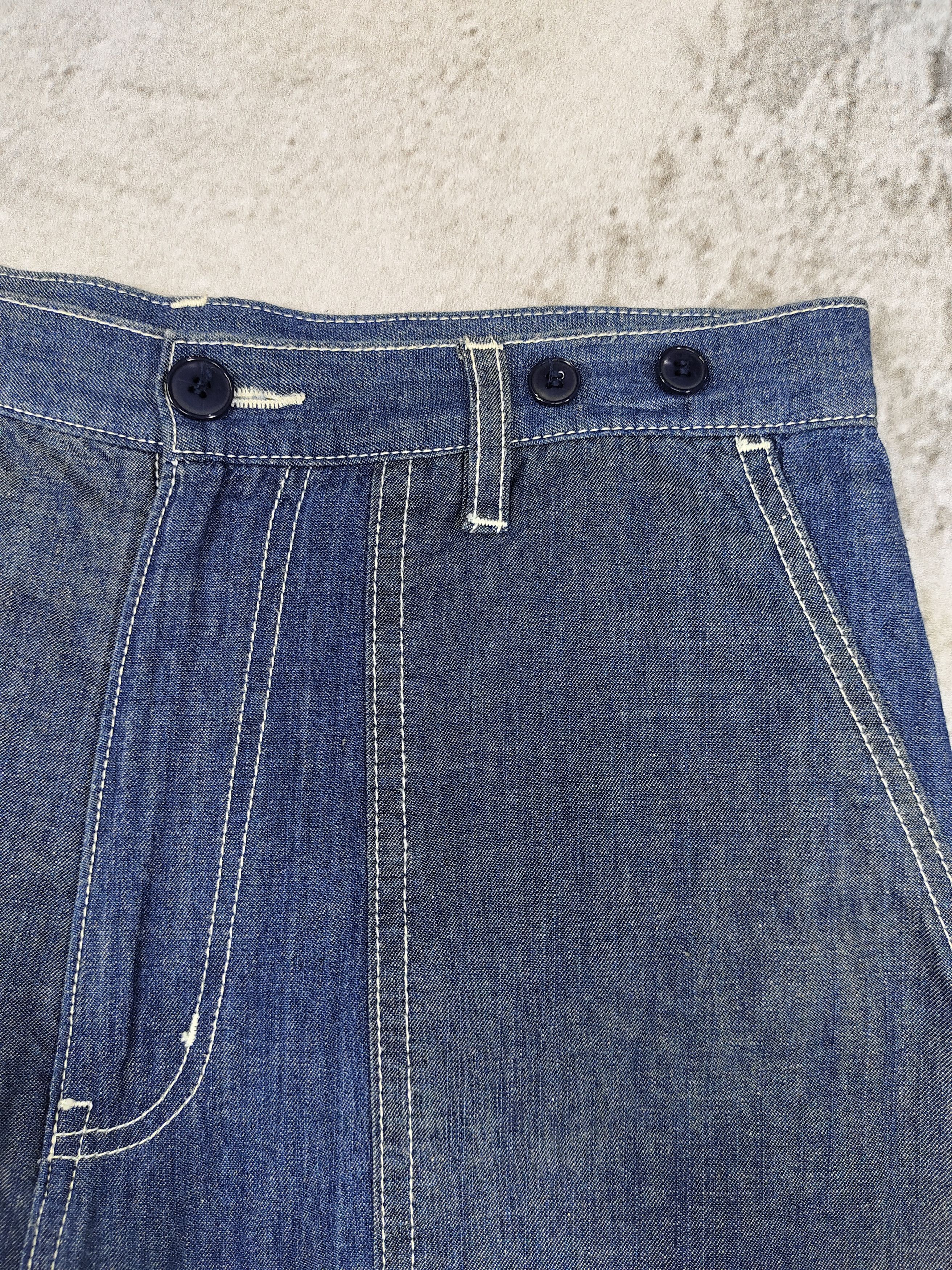 Ne-Net 00s Ne-Net- Sarouel Utility Panel Drop Crotch Denim Short Size 30" / US 8 / IT 44 - 4 Thumbnail