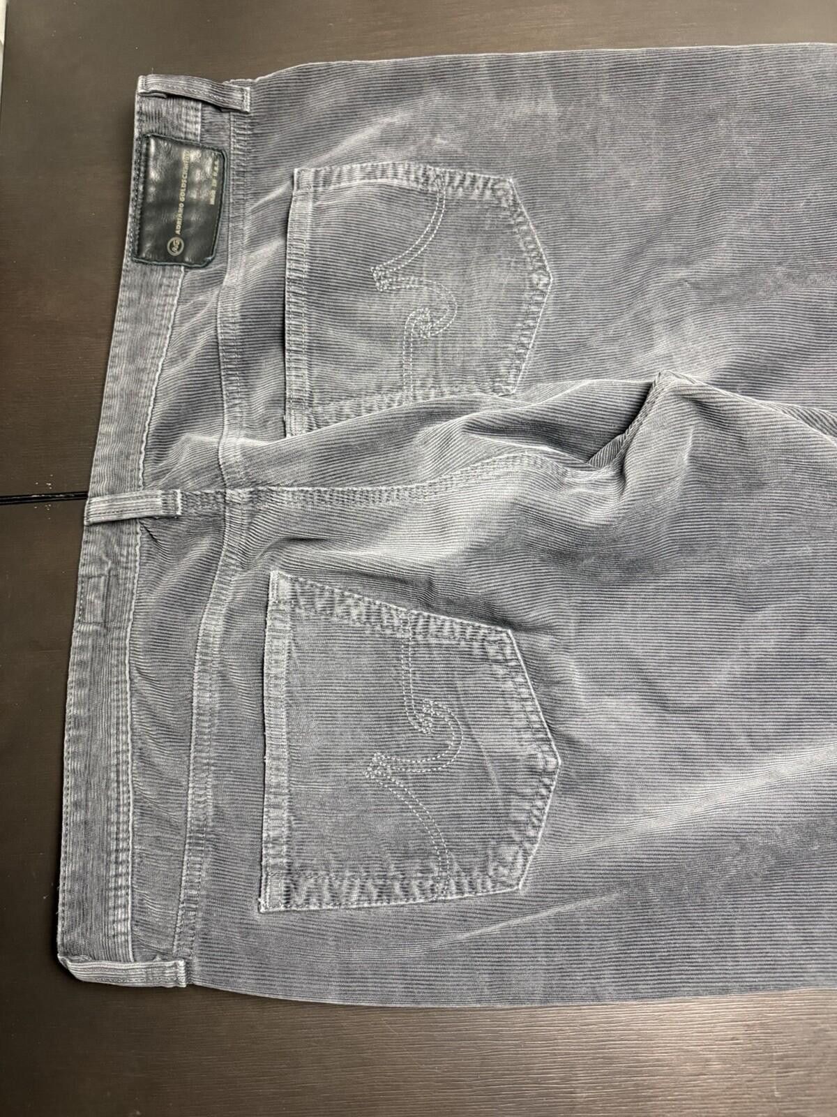 AG Adriano Goldschmied AG Adriano Goldschmied Corduroy Pants Men’s Gray 40x291 Size US 40 / EU 56 - 3 Thumbnail
