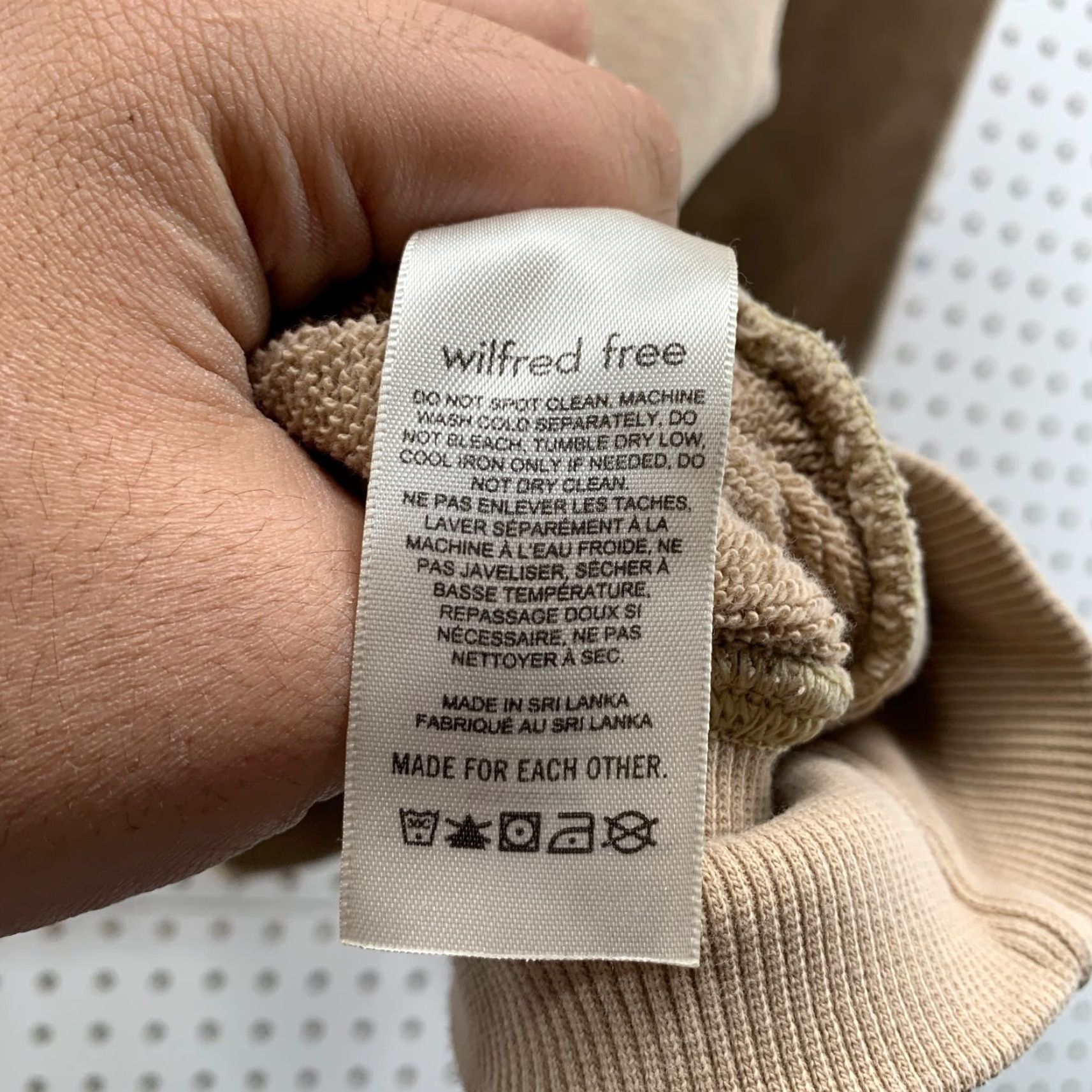 Aritzia Aritzia Wilfred Free Hoodie Sweatshirt Womens Size 1 Beige Tan Hooded Size S / US 4 / IT 40 - 4 Thumbnail