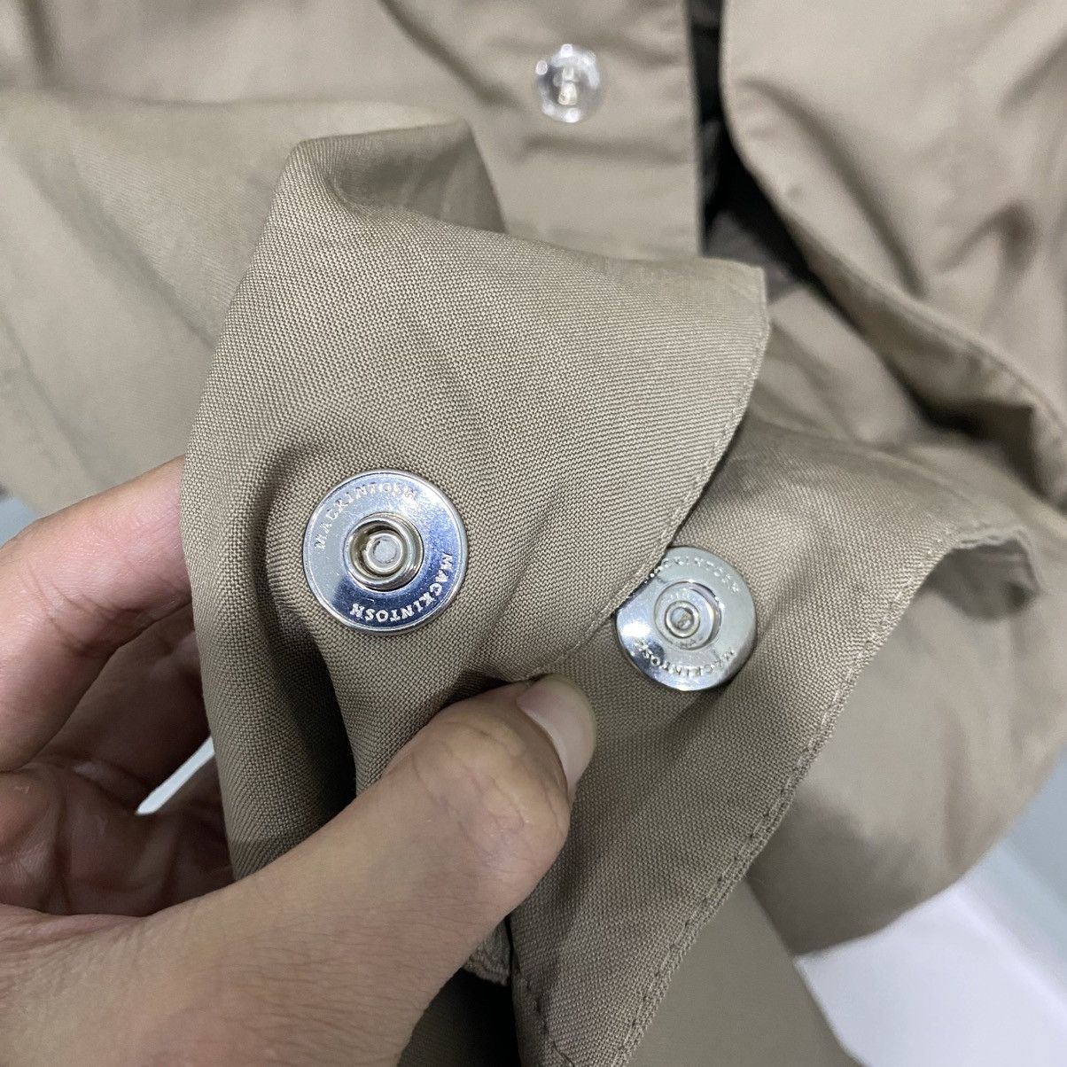 Mackintosh Mackintosh Beige Balmacaan Coat - Made in UK - Premium Mac Size US S / EU 44-46 / 1 - 12 Thumbnail