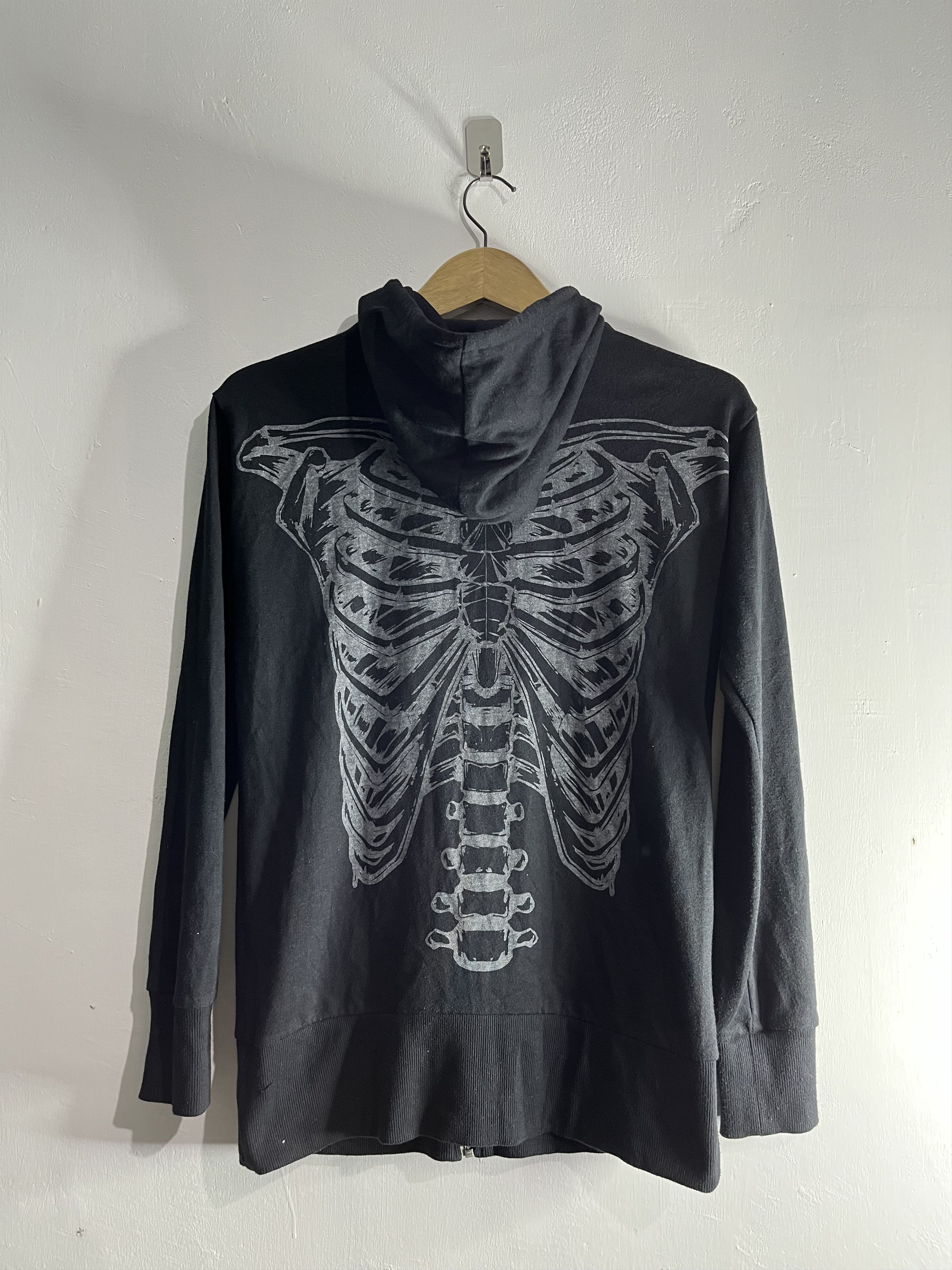 Beauty Beast Glad news studed skeleton hoodie Size US M / EU 48-50 / 2 - 2 Thumbnail