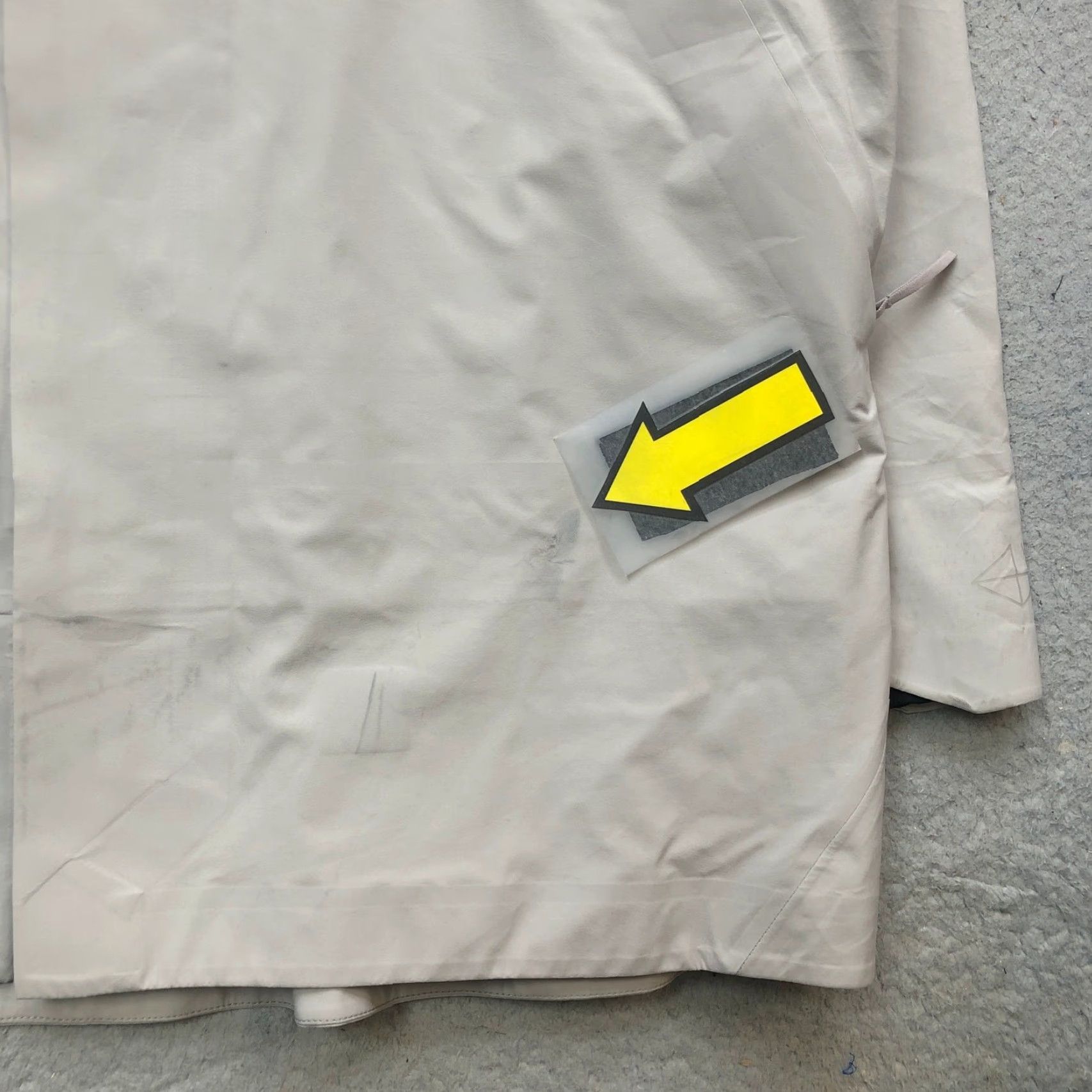 Vintage VIEV Gemma Mid Gore-Tex Lined Rain Coat Jacket Hoodie Womens Large Gray Pockets Ski Jacket Size L / US 10 / IT 46 - 6 Thumbnail