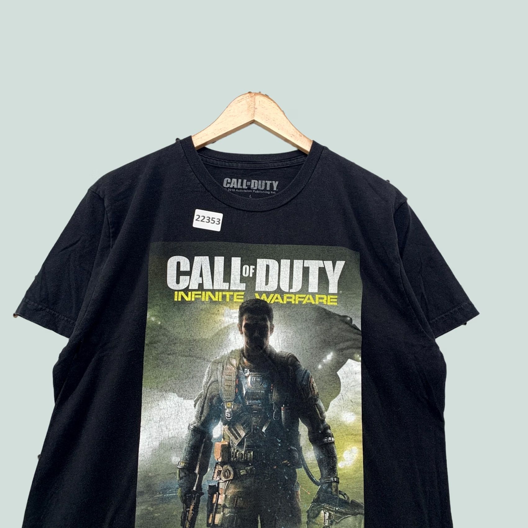 Vintage Call Of Duty Shirt Black Infinite Warfare Graphic Adult Large 21x29 Video Game T Size US L / EU 52-54 / 3 - 1 Thumbnail