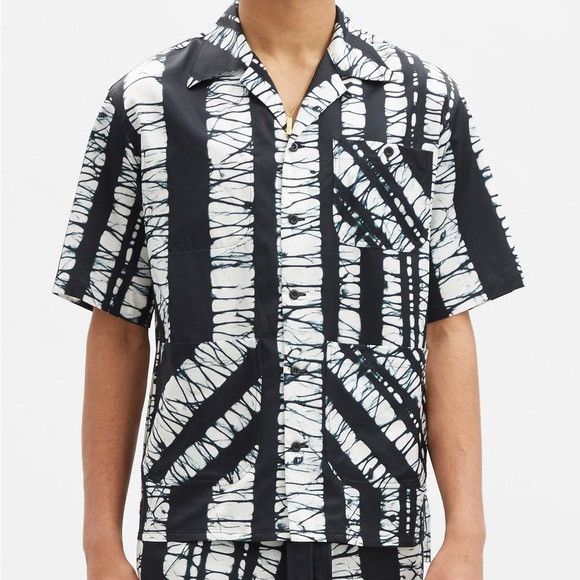 Nicholas Daley SS22 Roketsu Dyed Aloha Shirt Size US M / EU 48-50 / 2 - 7 Thumbnail