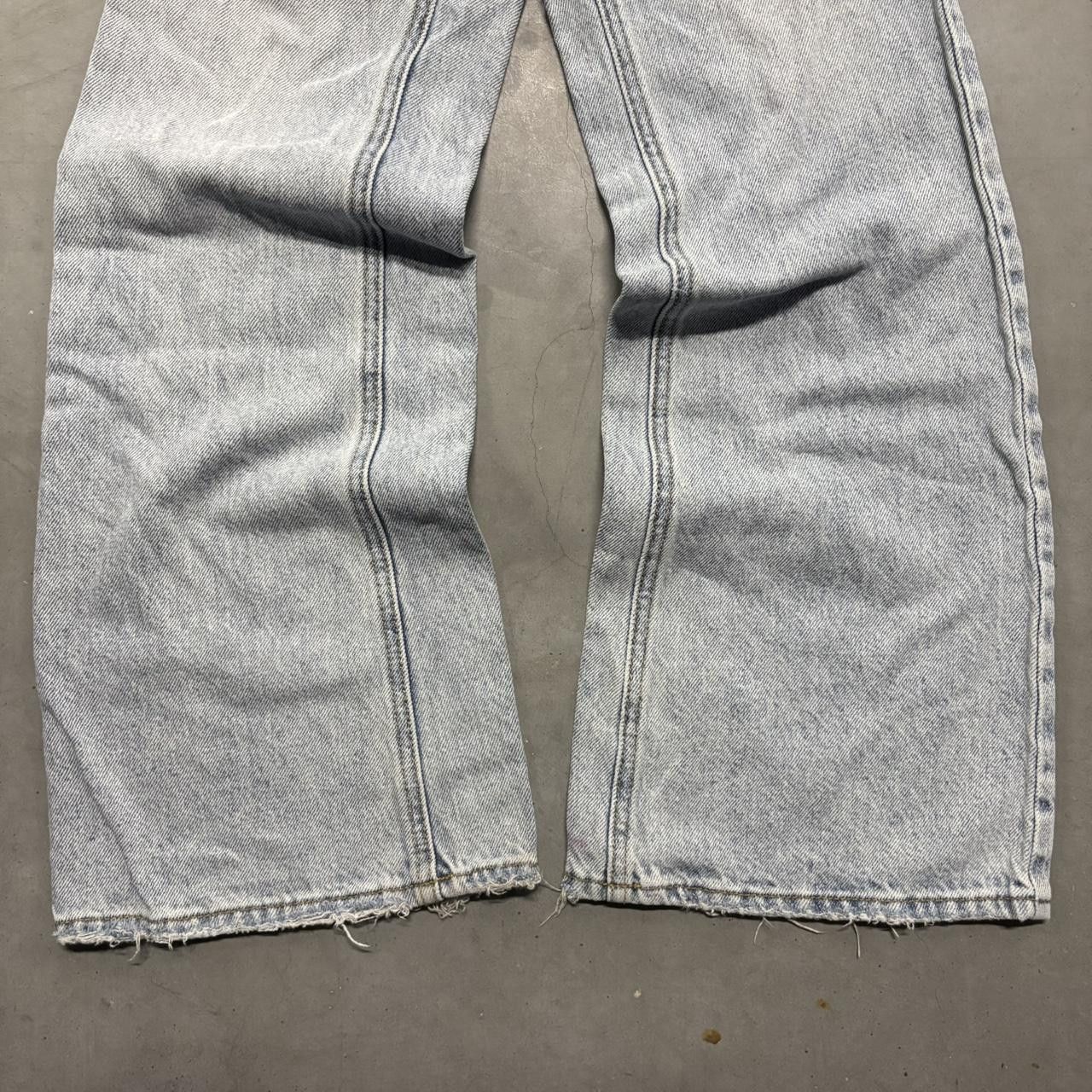 Vintage Crazy Vintage Y2K/2000s Baggy Flared Wideleg Light wash Denim Jeans! Size 25" / US 0 / IT 36 - 3 Thumbnail