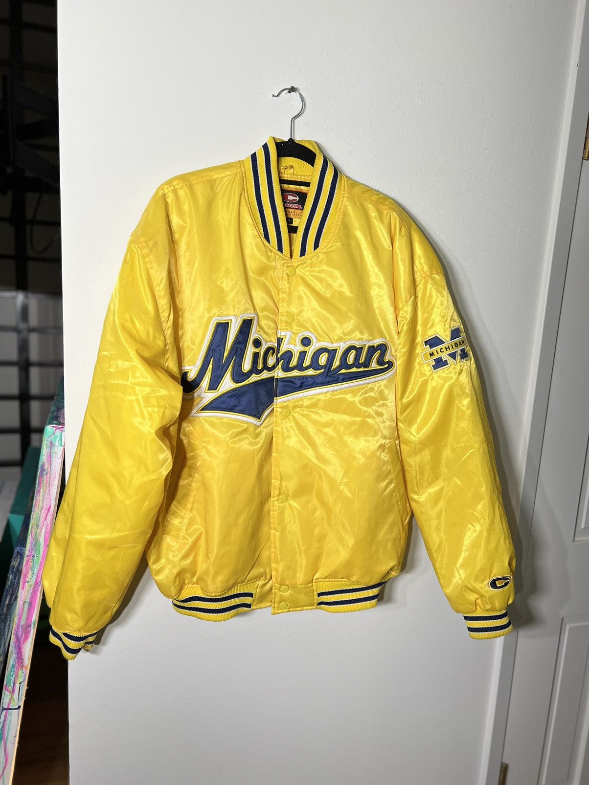 image of Colosseum Athletics x Vintage University Of Michigan - School Issued in Yellow, Men's (Size XL)