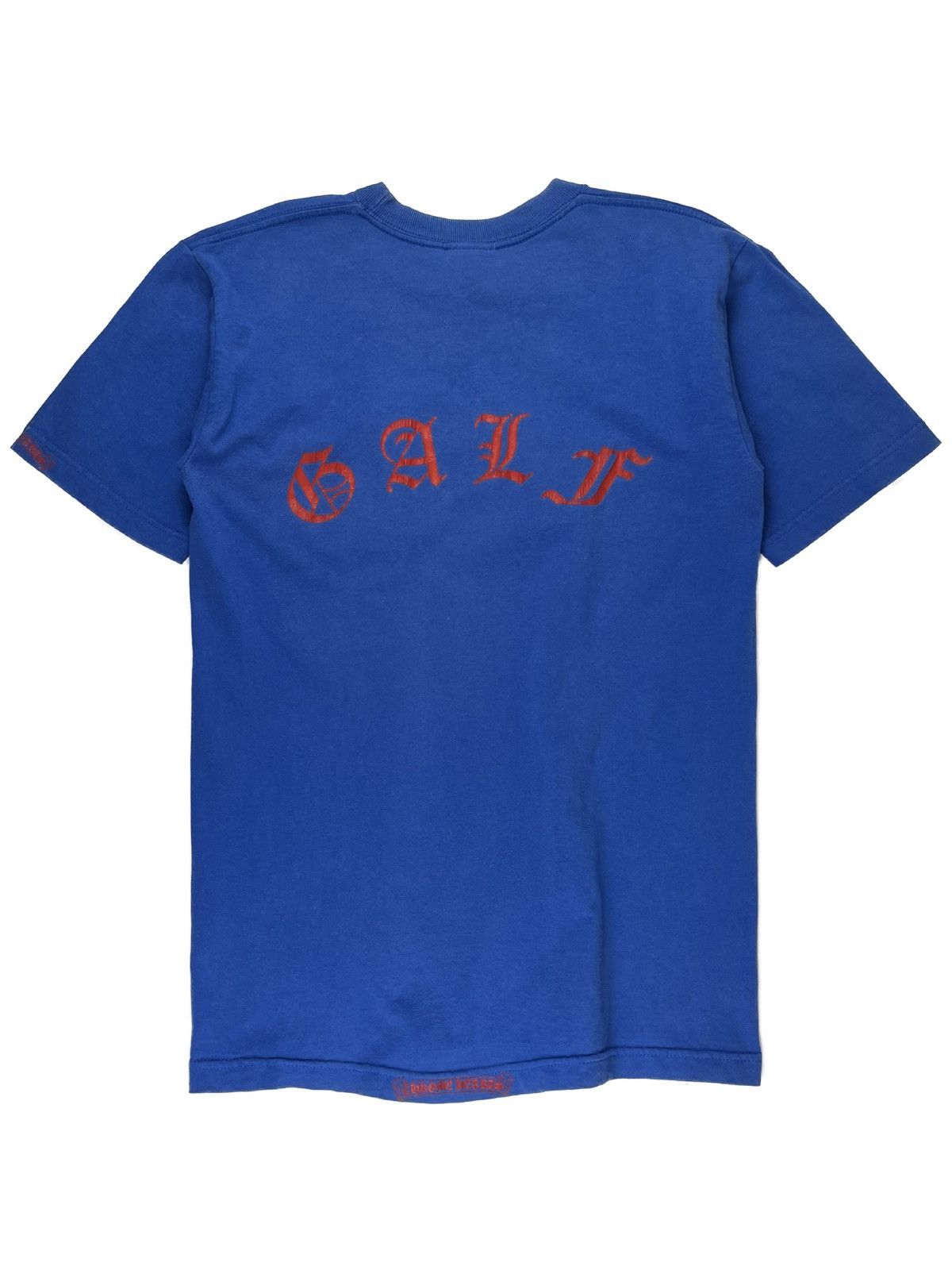 image of Chrome Hearts Galf Intellectual Gallery Pocket Tshirt in Blue, Men's (Size Medium)