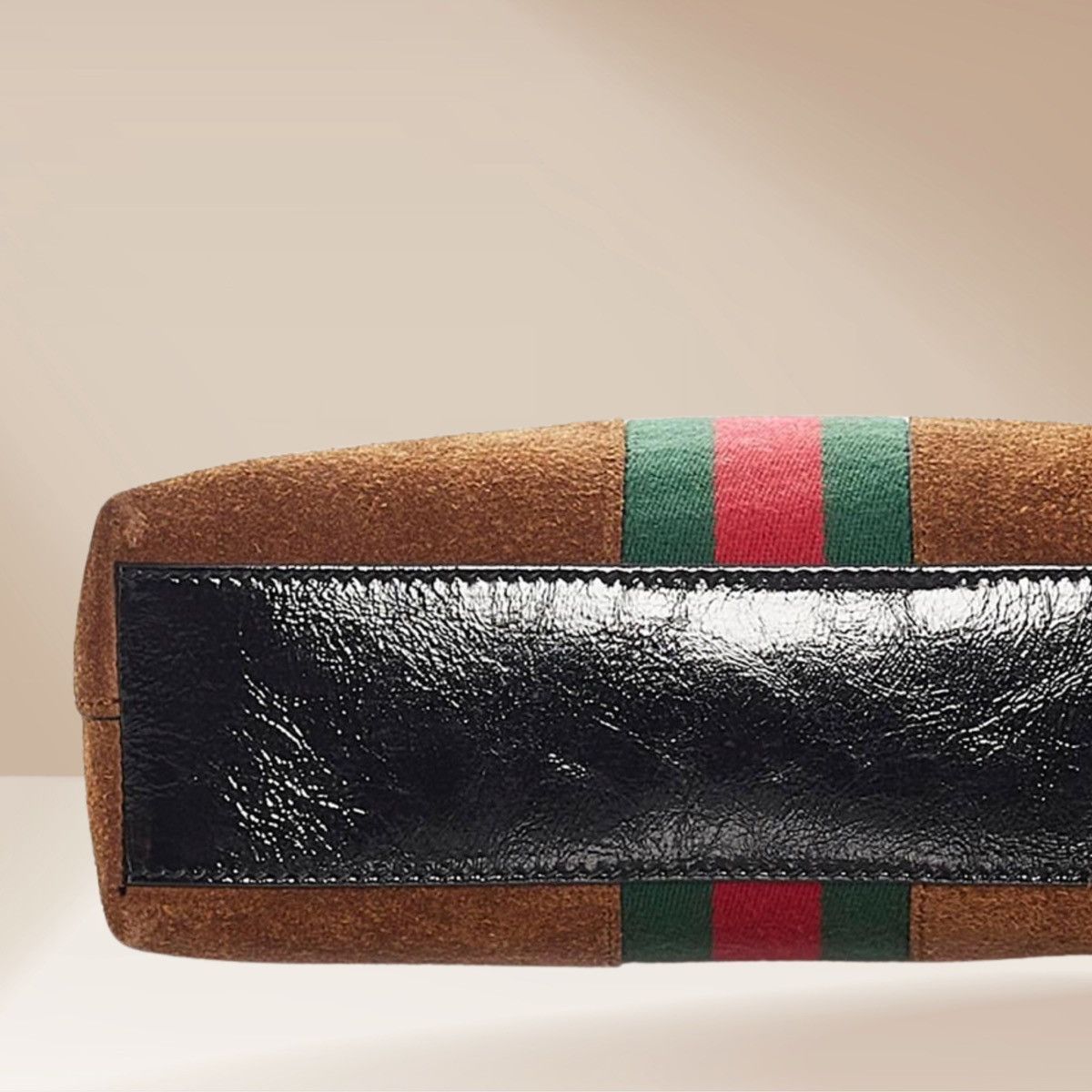 Gucci Gucci Ophidia Small Shoulder Bag – Suede with Web Stripe Size ONE SIZE - 9 Thumbnail