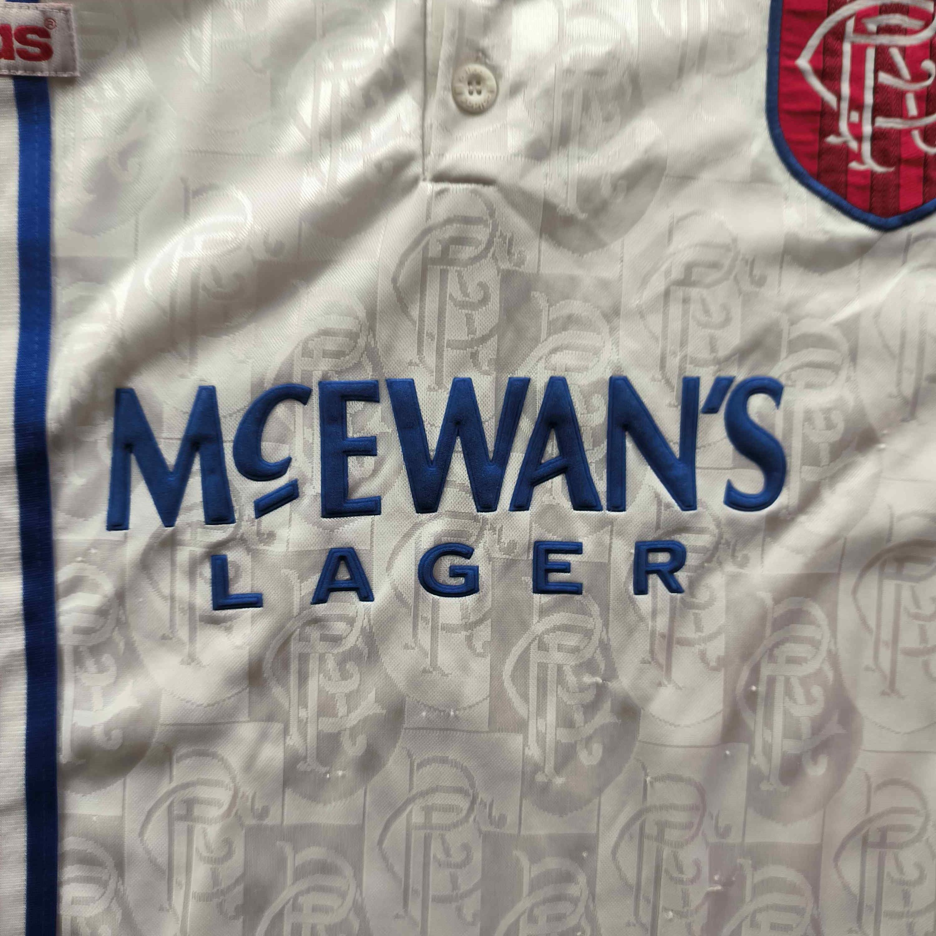 Adidas Rangers 1996-97 Adidas home football jersey size L Size US L / EU 52-54 / 3 - 5 Thumbnail