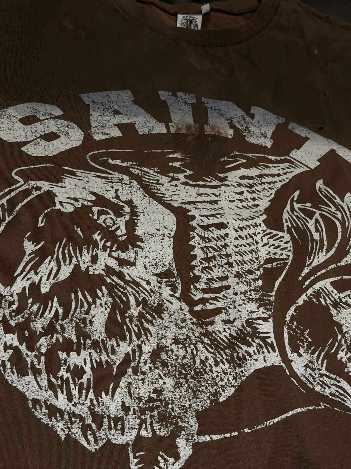 Saint Vanity Size L - Saint Vanity T-shirt 2025 Brown Authentic (NEW) Size US L / EU 52-54 / 3 - 3 Thumbnail