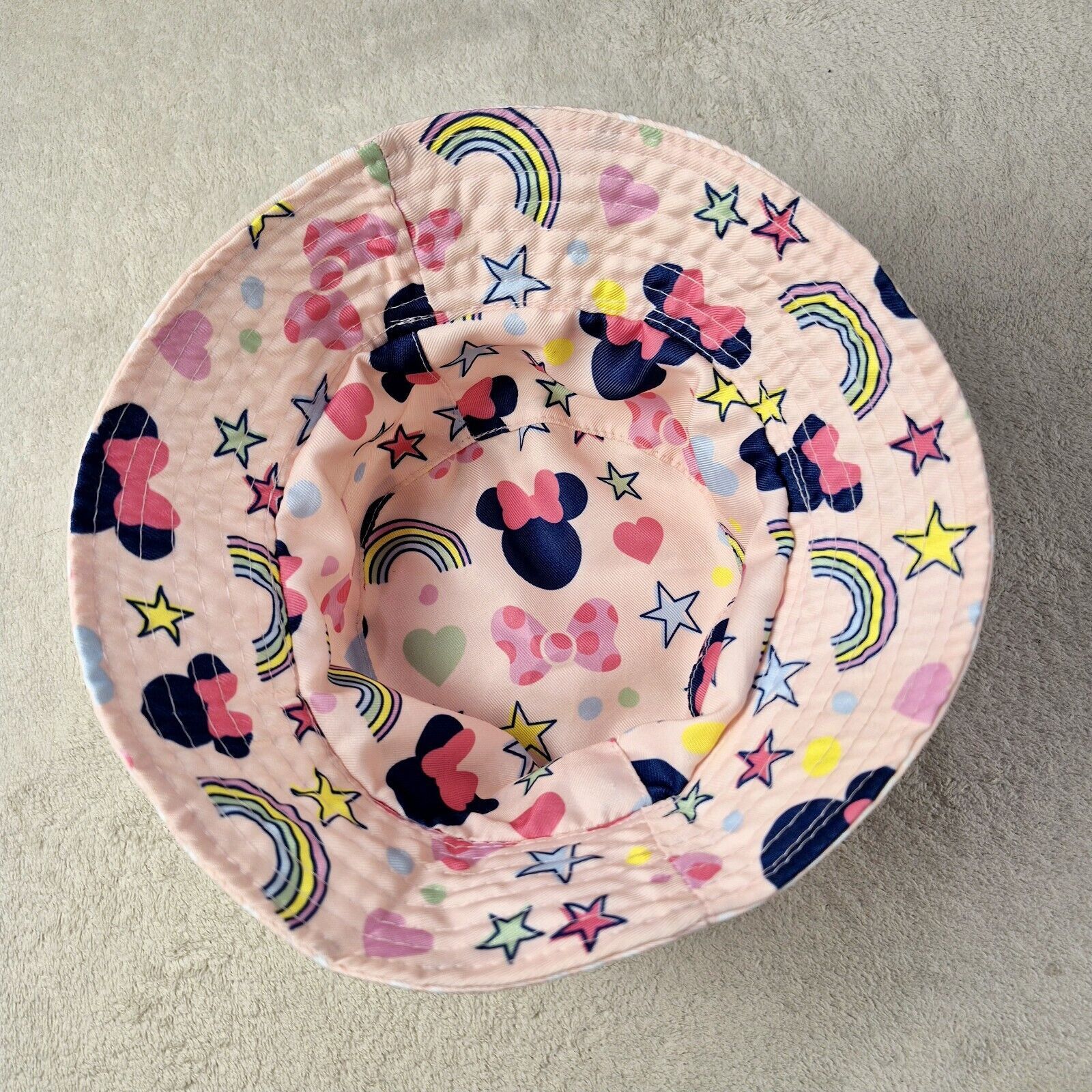 Disney Disney Jr Minnie Mouse Toddler Reversible Bucket Hat Pink Size ONE SIZE - 8 Thumbnail