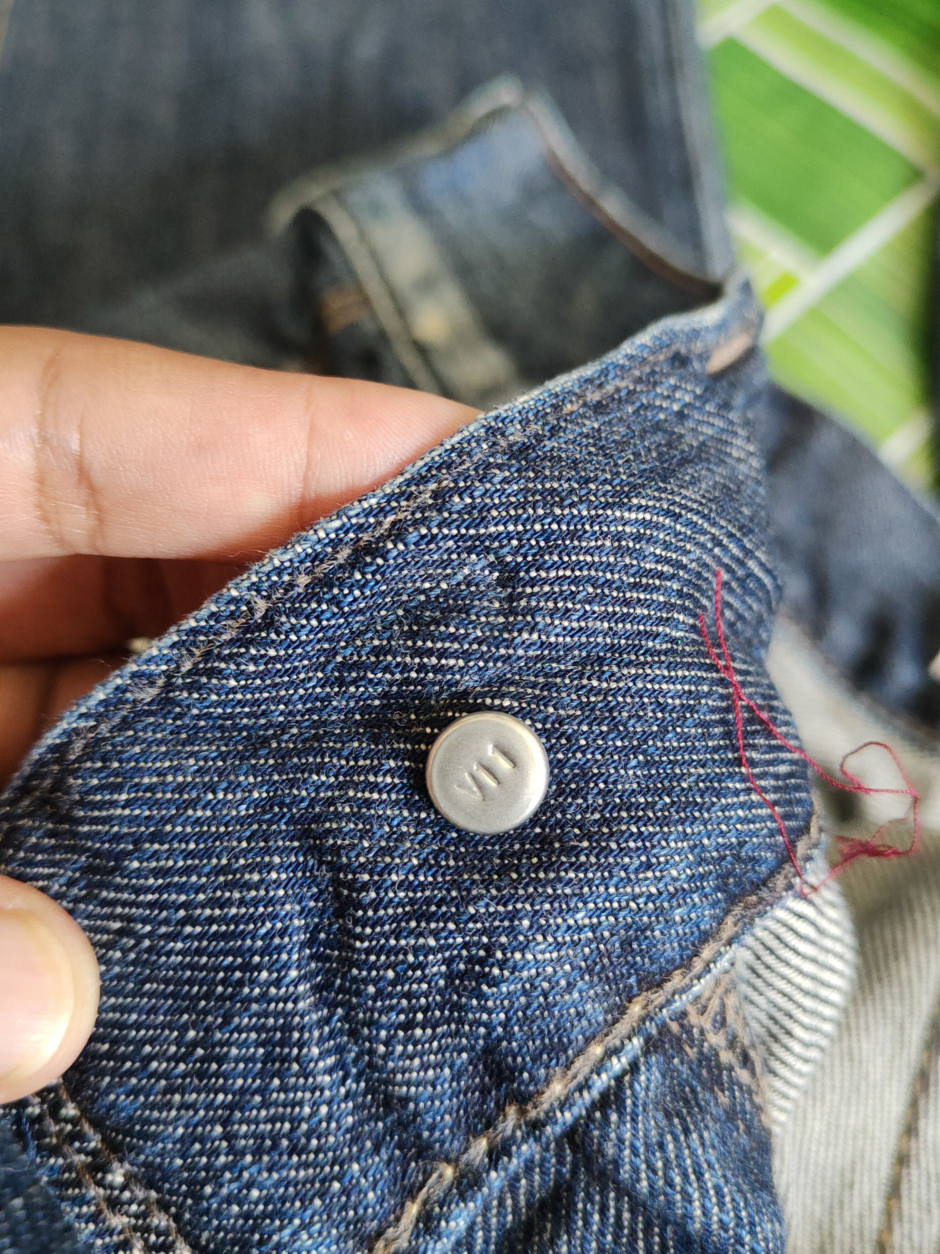 Levi's 511 Levi's Dark Blue Distressed ripped vintage Denim #S1534 Size US 30 / EU 46 - 17 Thumbnail