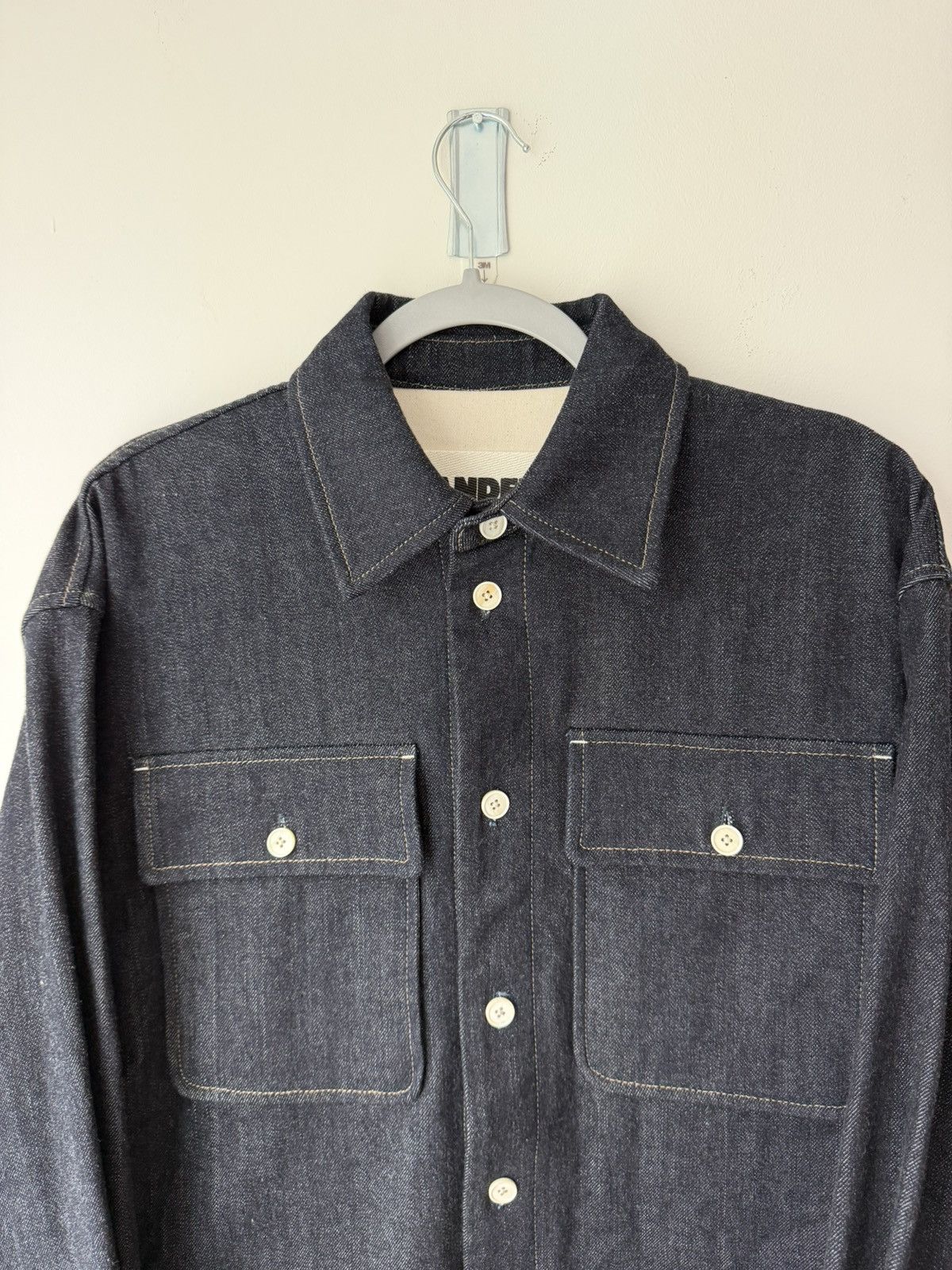 Jil Sander Jil Sander Selvedge Denim Overshirt Size US M / EU 48-50 / 2 - 2 Thumbnail