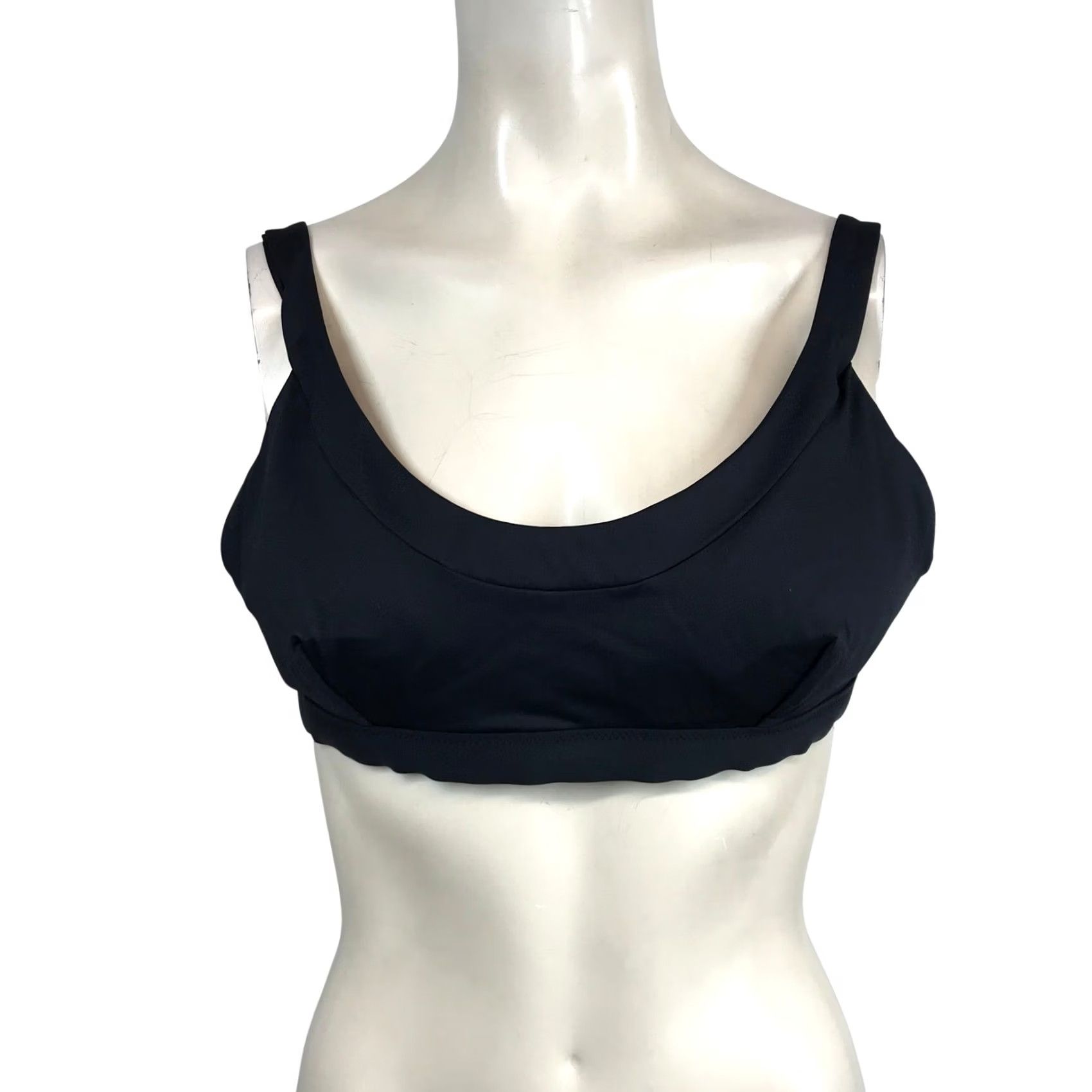 Prana prAna Womens Black Scoop Neck Adjustable Strap Bikini Top Size Large Size L / US 10 / IT 46 - 2 Thumbnail