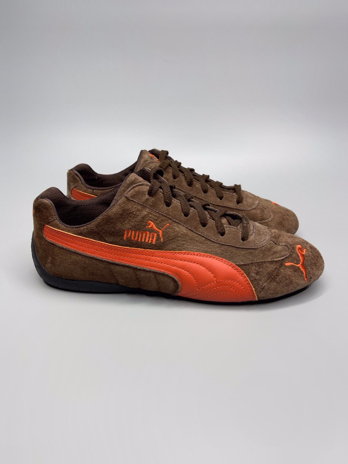 Vintage Puma Speedcat OG Shoes Mens 11.5 Brown Orange Suede Sneakers Preppy Puma - Men main image 2