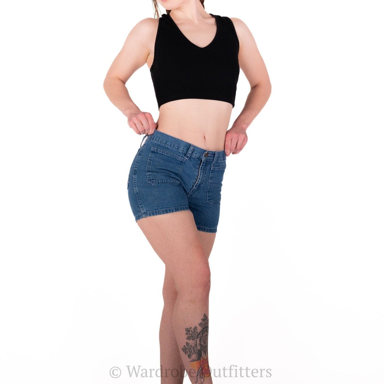 Vintage Vintage 70s SMITHS Jean Shorts Size 27" / US 4 / IT 40 - 6 Thumbnail