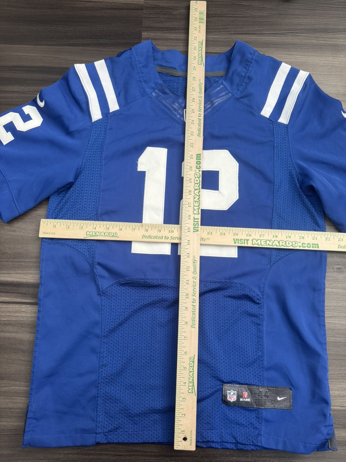 Nike Indianapolis Colts Andrew Luck #12 NFL Elite Stitched Jersey Size US M / EU 48-50 / 2 - 5 Thumbnail