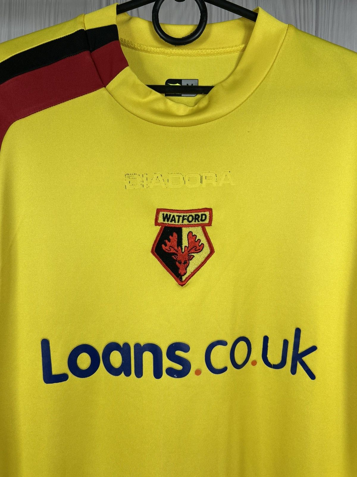 Diadora Watford 2005 2006 Home Football Soccer Jersey Diadora Mens M Size US M / EU 48-50 / 2 - 4 Thumbnail