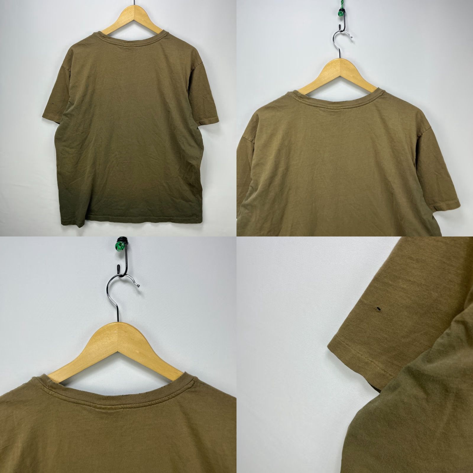 Ralph Lauren VINTAGE Polo Ralph Lauren T-Shirt OR Polo Ralph Lauren Shirt XL Green 90s Sun Faded Pony T Shirt Men Boys Womens Size US XL / EU 56 / 4 - 8 Thumbnail