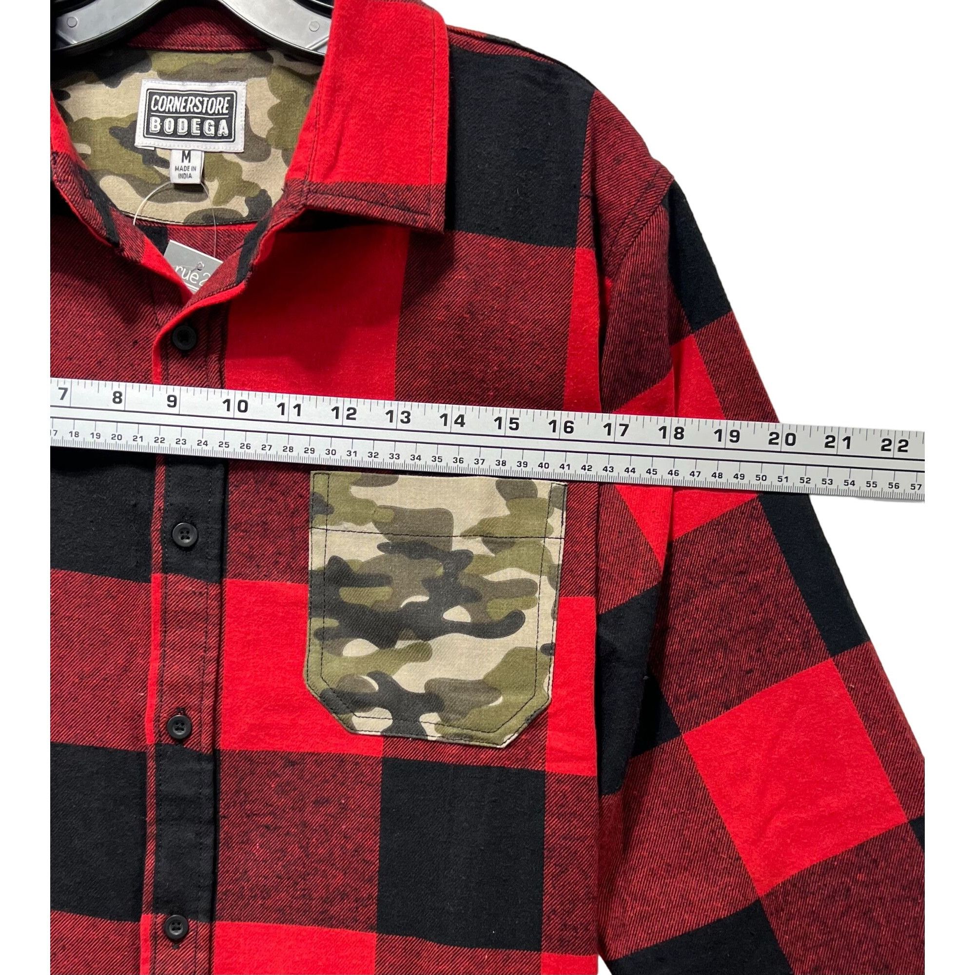 Other Cornerstore Bodega - Men's Long Sleeve Plaid Shirt - Black/R Size US M / EU 48-50 / 2 - 3 Thumbnail