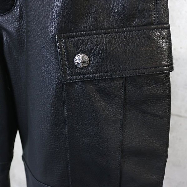Chrome Hearts Chrome Hearts Devil Dog Leather Pants Size US 34 / EU 50 - 4 Thumbnail
