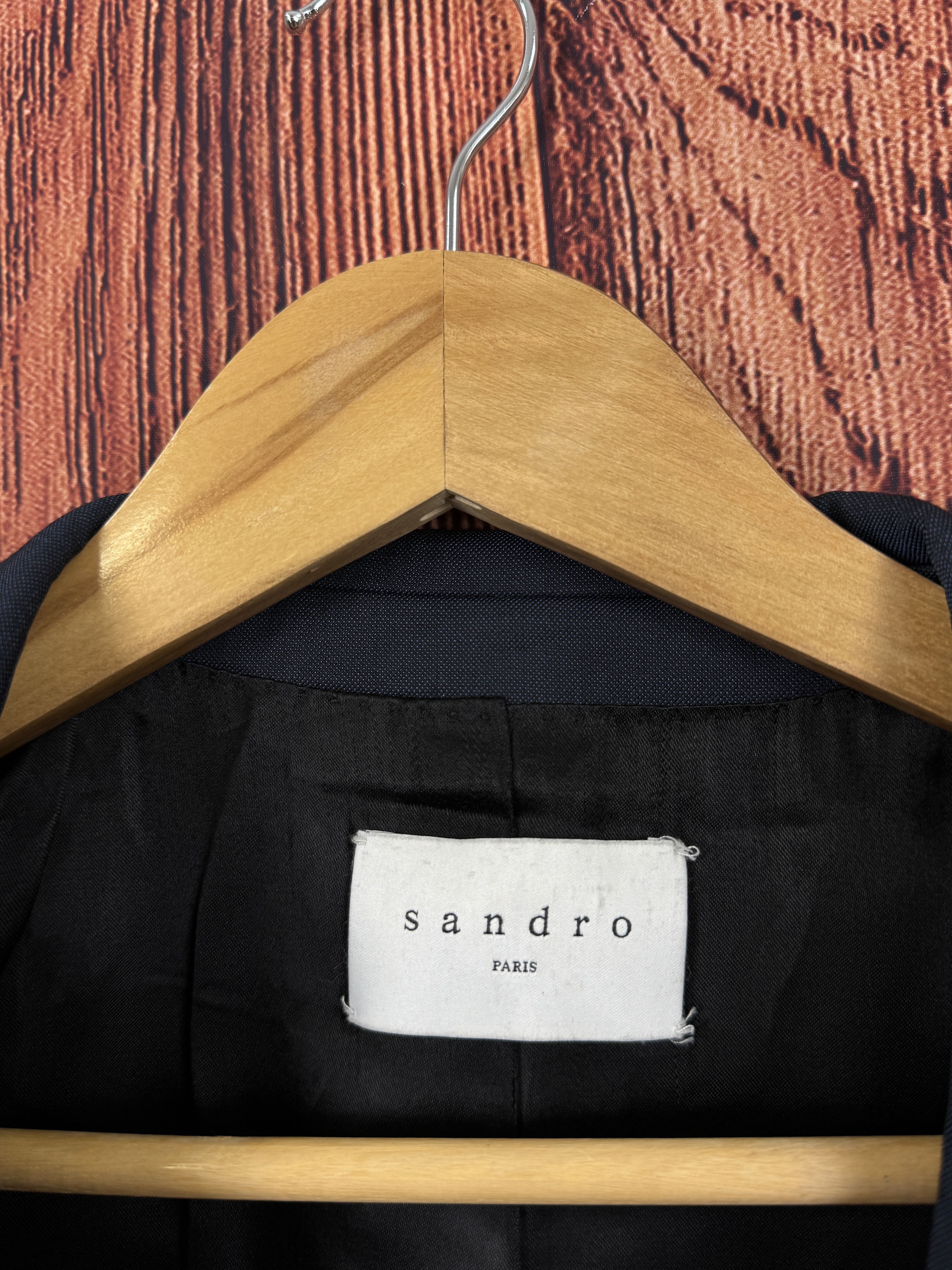 Sandro Sandro Paris Navu Blue Blazer Jacket Size 48 Size 38R - 7 Thumbnail