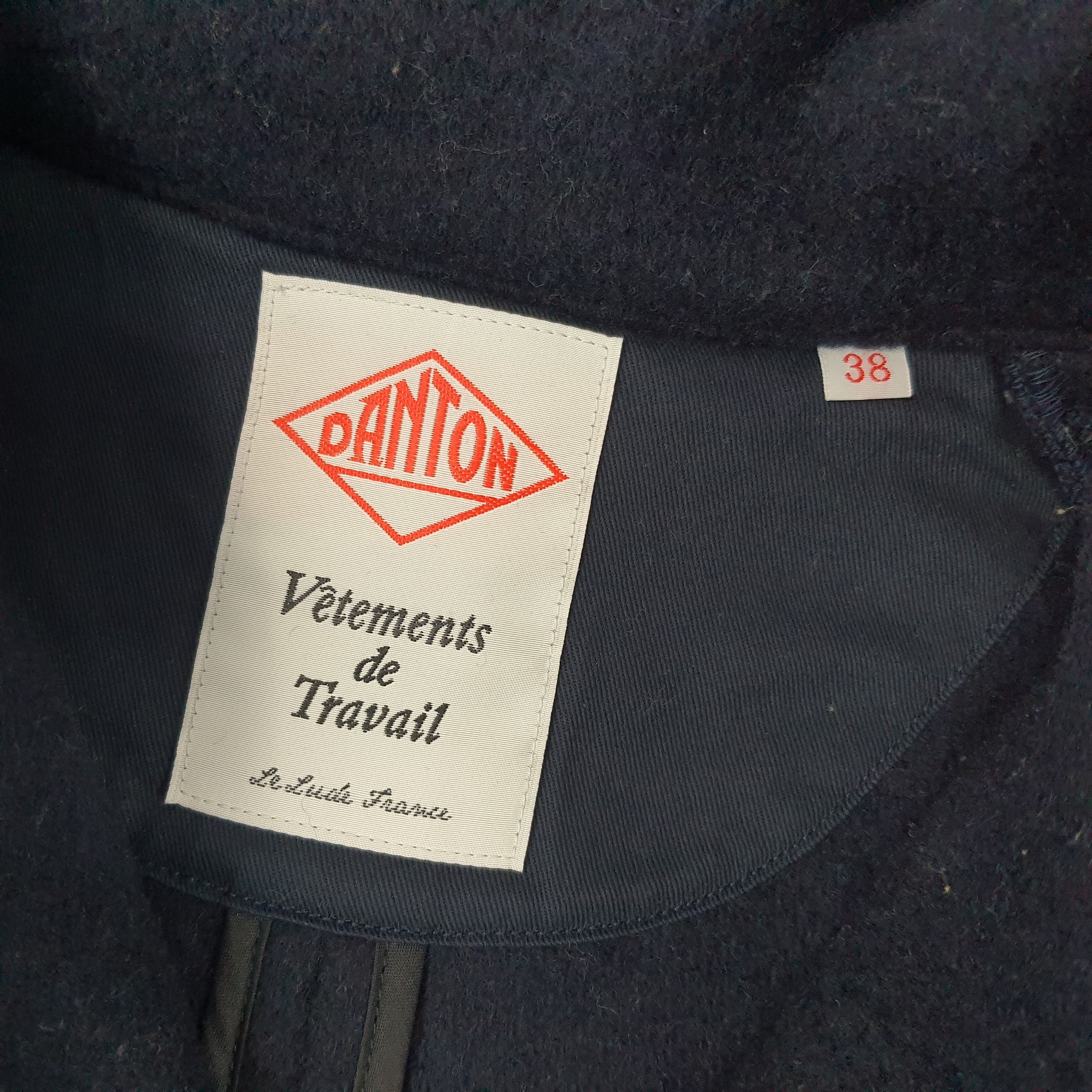 Danton × Designer × Vintage Vintage Danton Vetements de Travail Jacket C229N18 Size US S / EU 44-46 / 1 - 3 Thumbnail