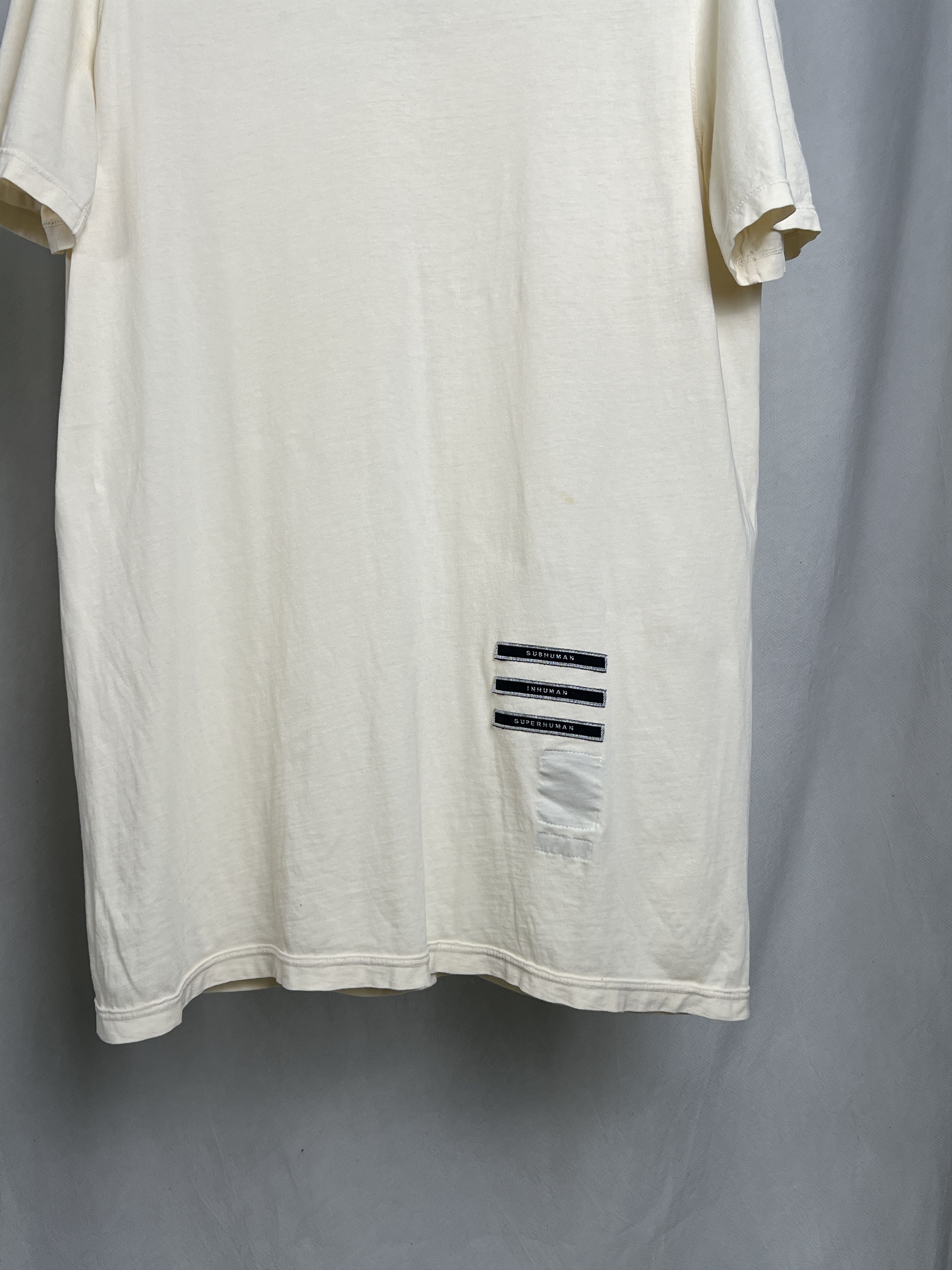 Rick Owens Rick Owens White T-shirt Size US L / EU 52-54 / 3 - 2 Thumbnail