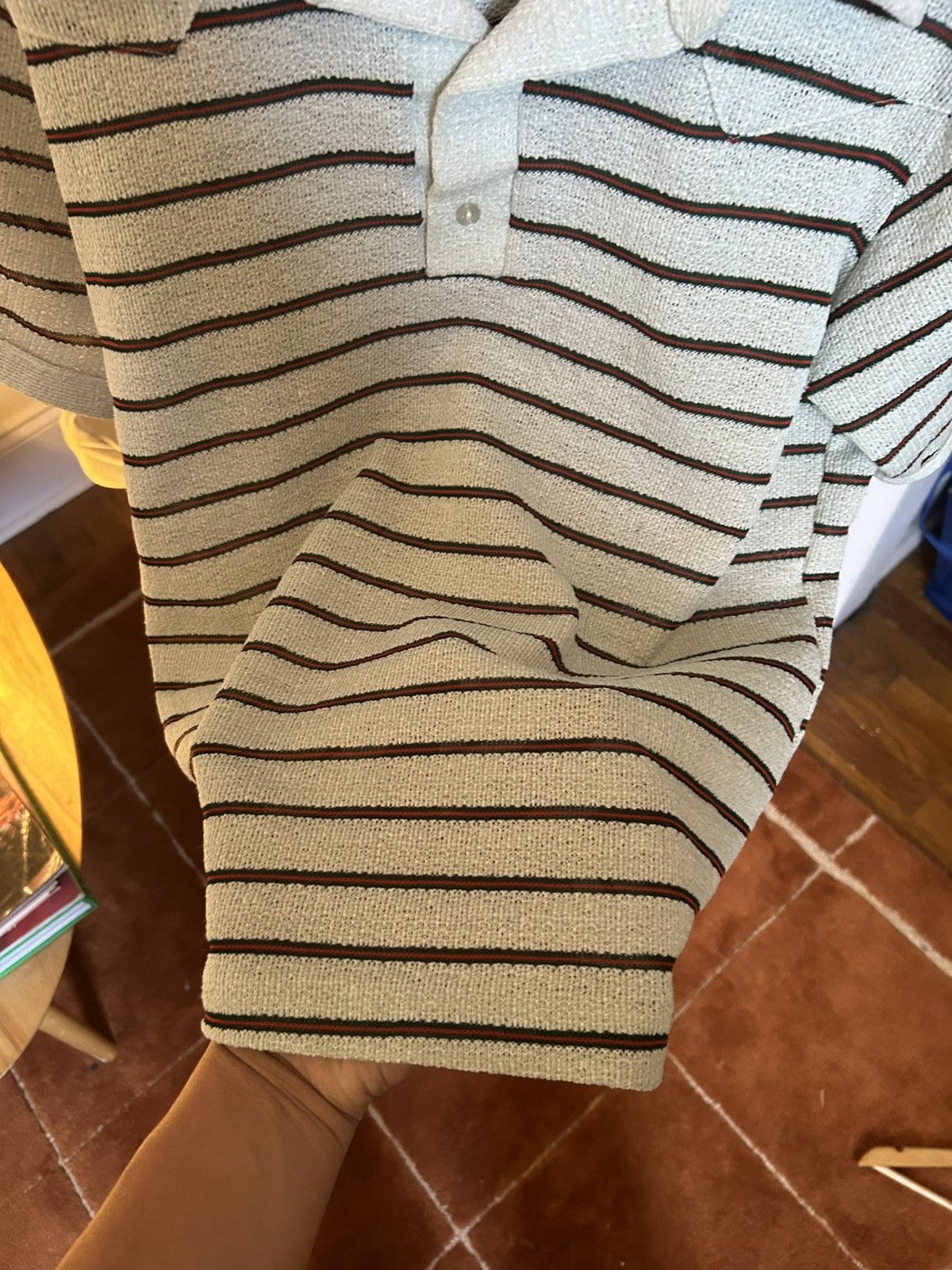 Vintage Vintage Western Striped Cropped Polo Size US M / EU 48-50 / 2 - 4 Thumbnail