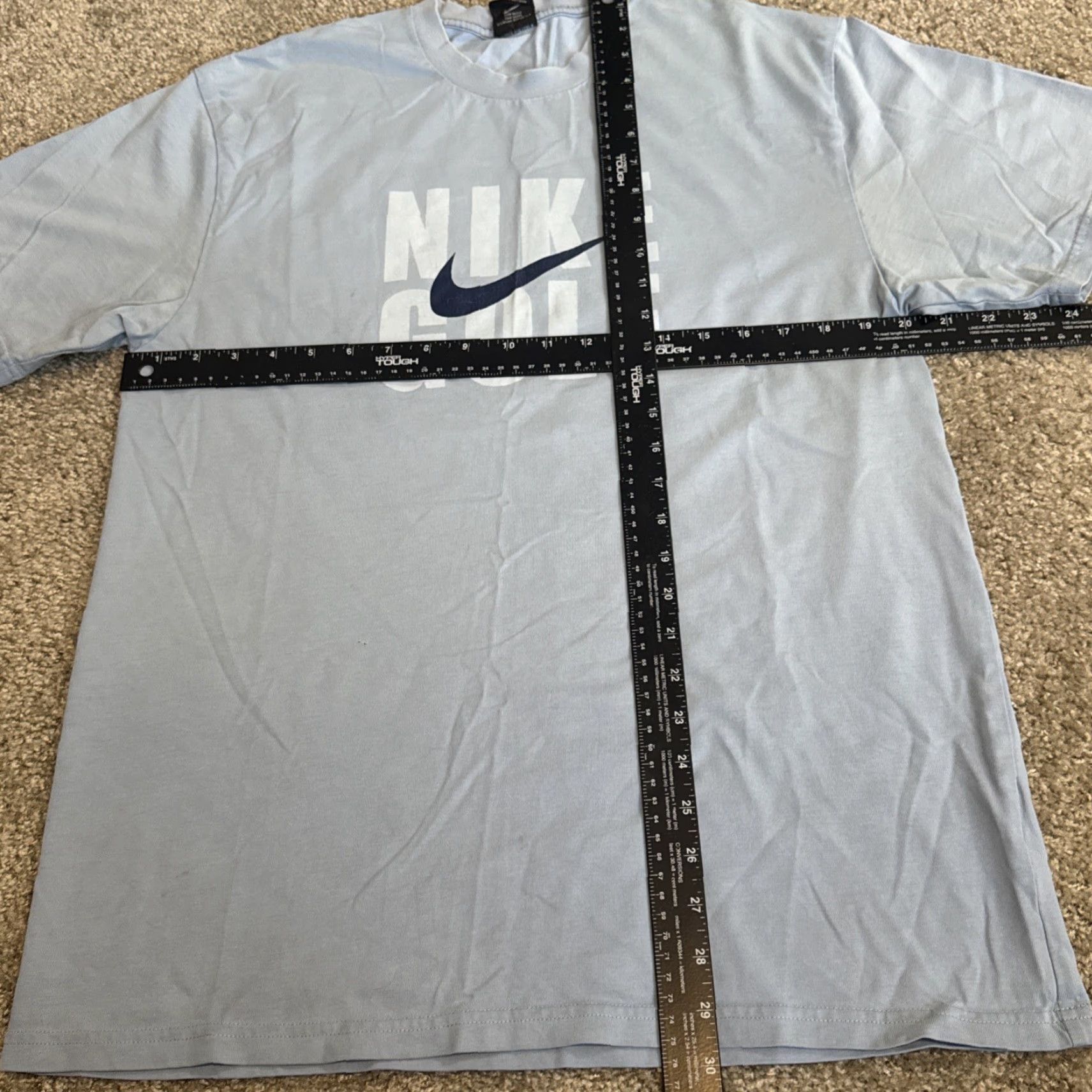 Nike VINTAGE Nike Golf T-Shirt Large Men Blue Swoosh Tiger Woods Size US L / EU 52-54 / 3 - 6 Thumbnail
