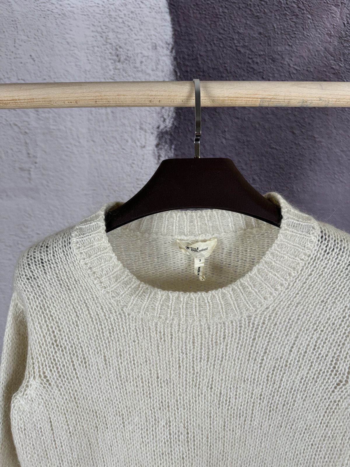 Isabel Marant Isabel Marant Etoile beige super kid mohair oversize sweater Size XS / US 0-2 / IT 36-38 - 5 Thumbnail