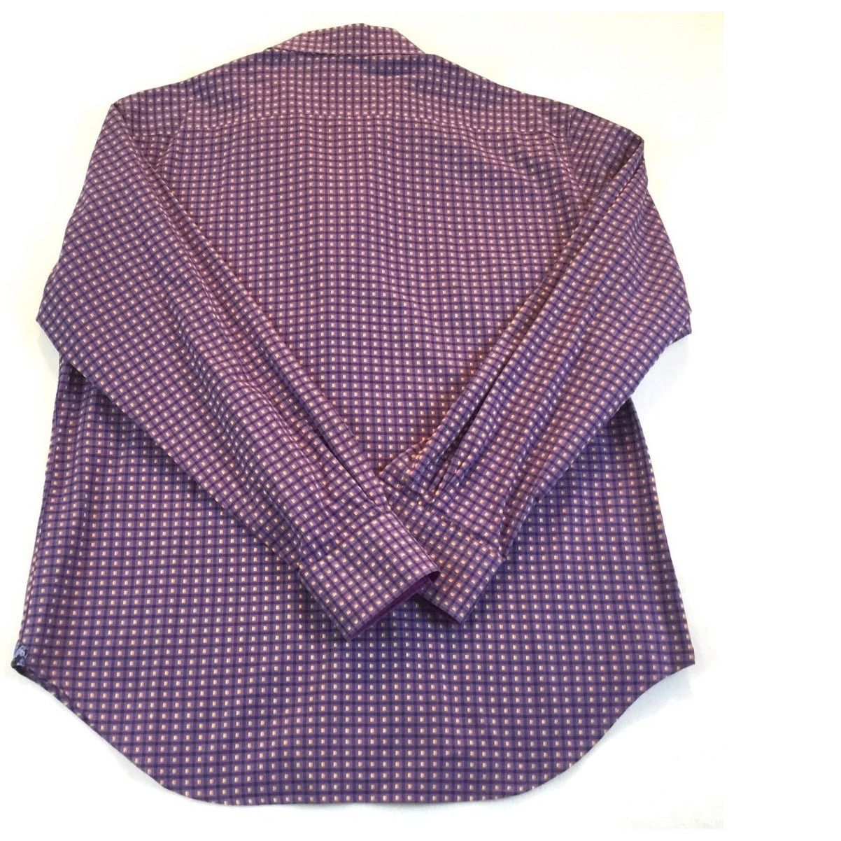 Robert Graham Robert Graham XL Purple Print Long Sleeve Shirt Size US XL / EU 56 / 4 - 2 Thumbnail