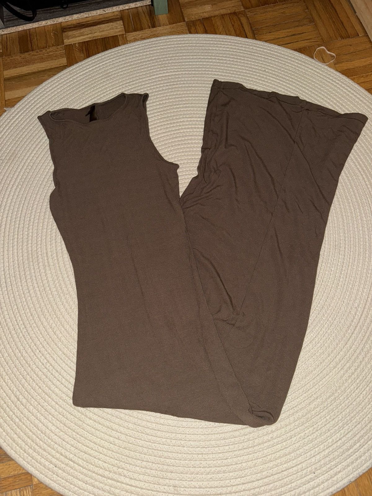 SKIMS SKIMS Women’s Taupe Smooth Layers Long Boat Neck Maxi Size S / US 4 / IT 40 - 2 Thumbnail